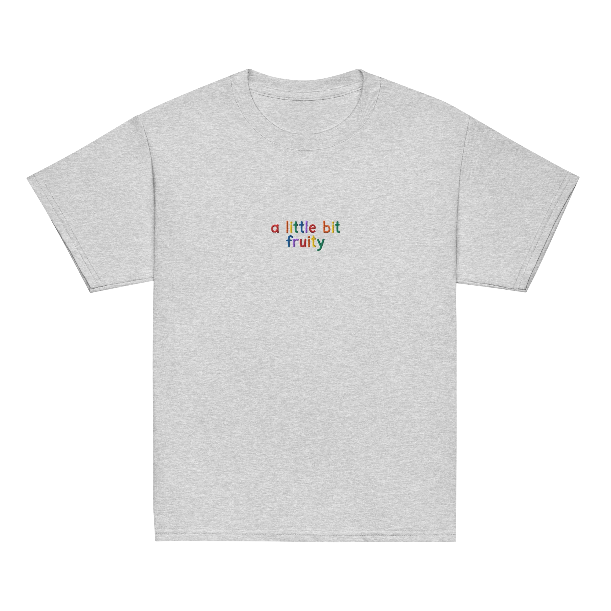 A Little Bit Fruity Pride Embroidered Baby Tee - Image 5