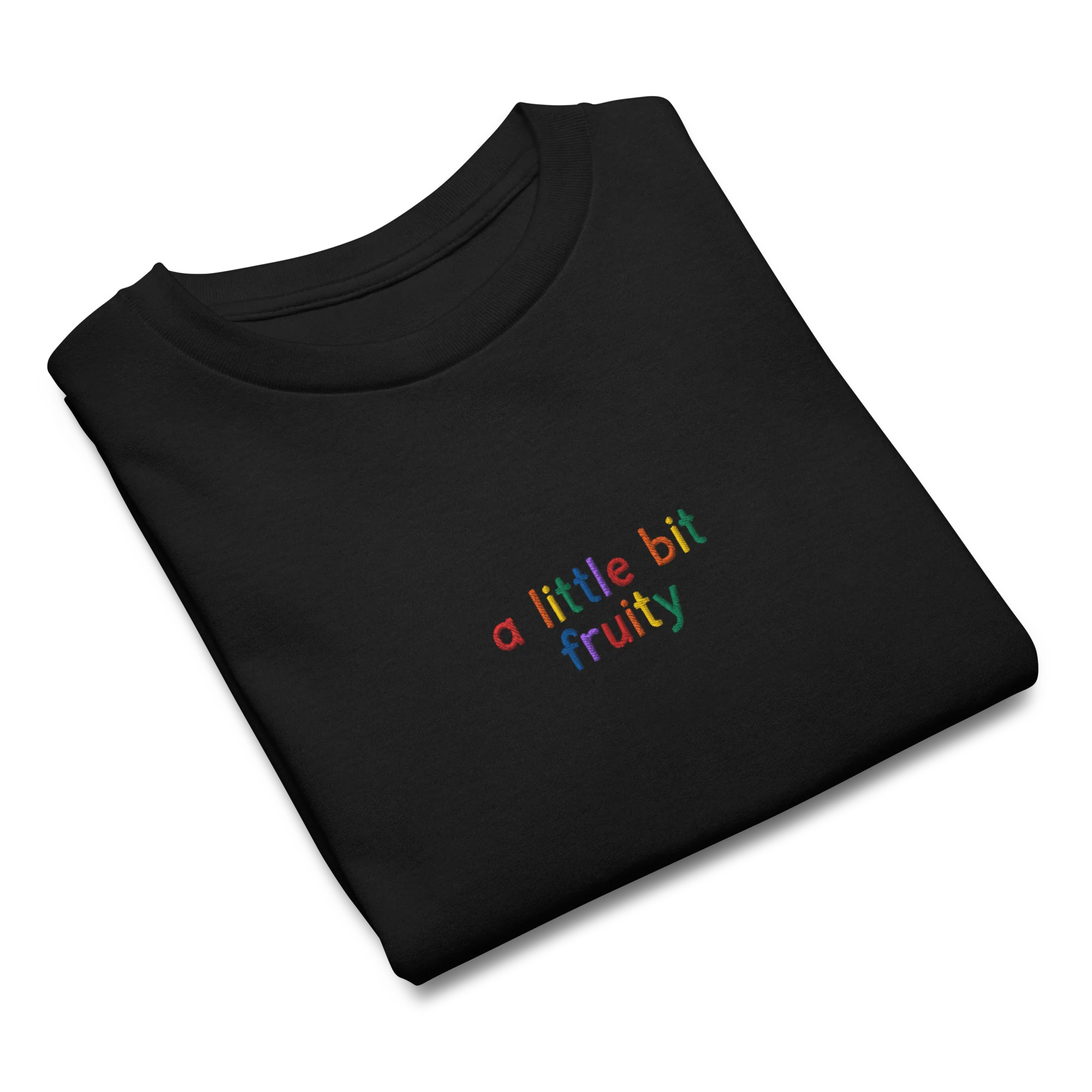 A Little Bit Fruity Pride Embroidered Baby Tee - Image 8