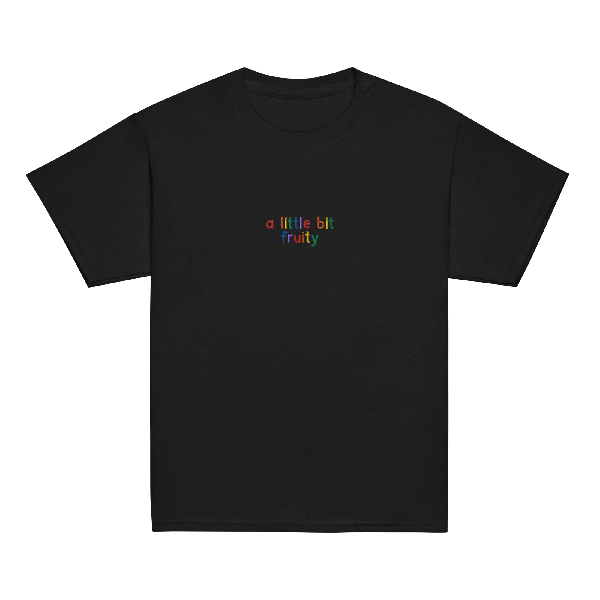 A Little Bit Fruity Pride Embroidered Baby Tee - Image 9
