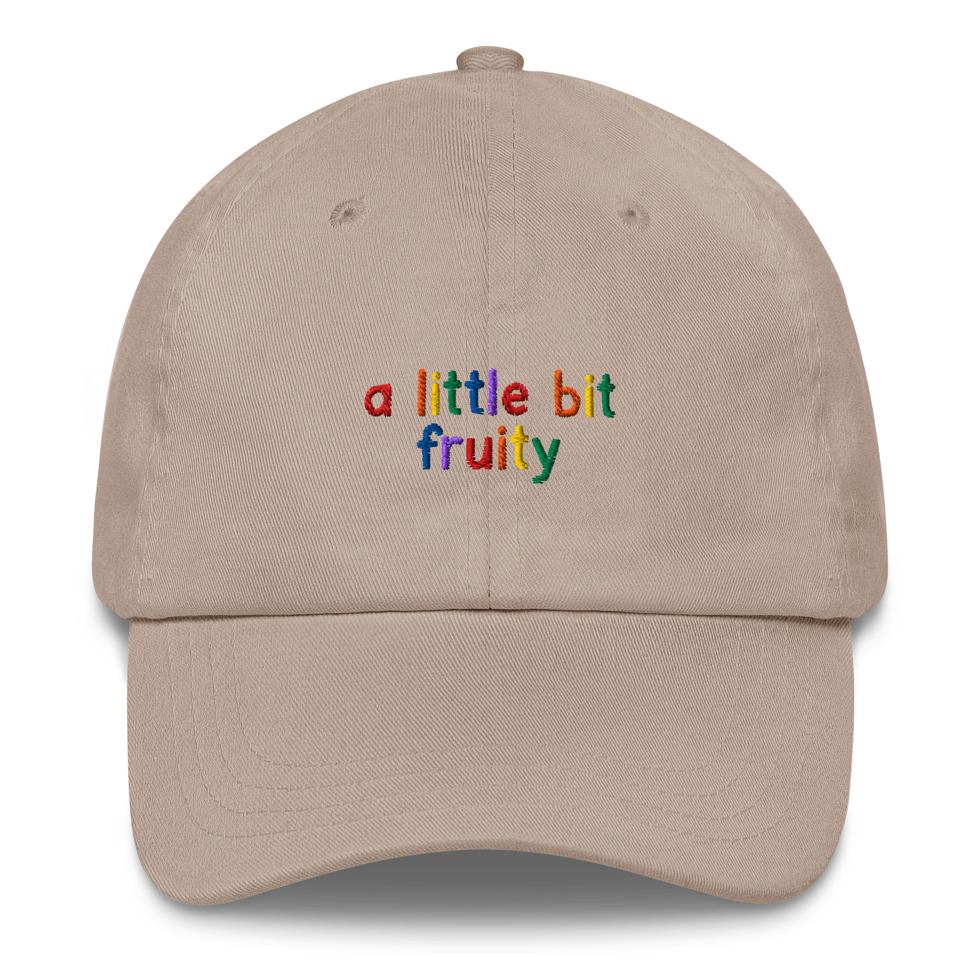 A Little Bit Fruity Pride Embroidered Cap - Image 3