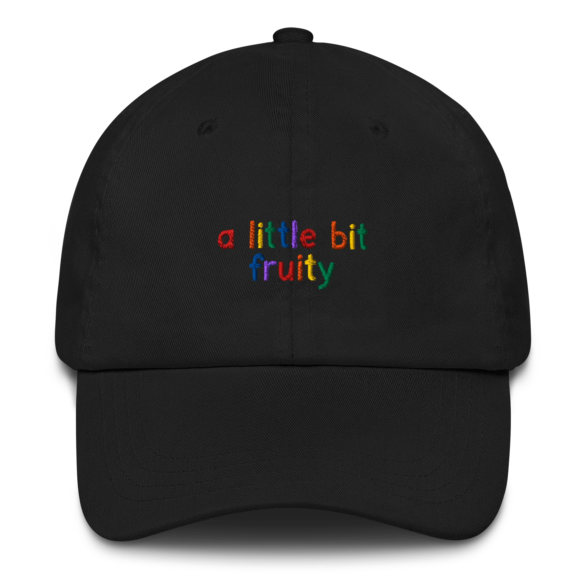 A Little Bit Fruity Pride Embroidered Cap - Image 8