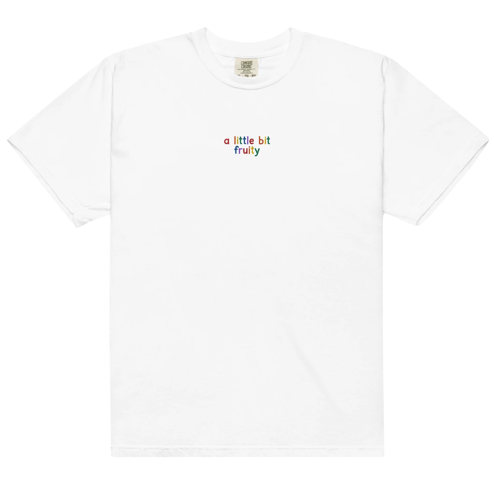 A Little Bit Fruity Pride Embroidered Classic T-Shirt - Image 3
