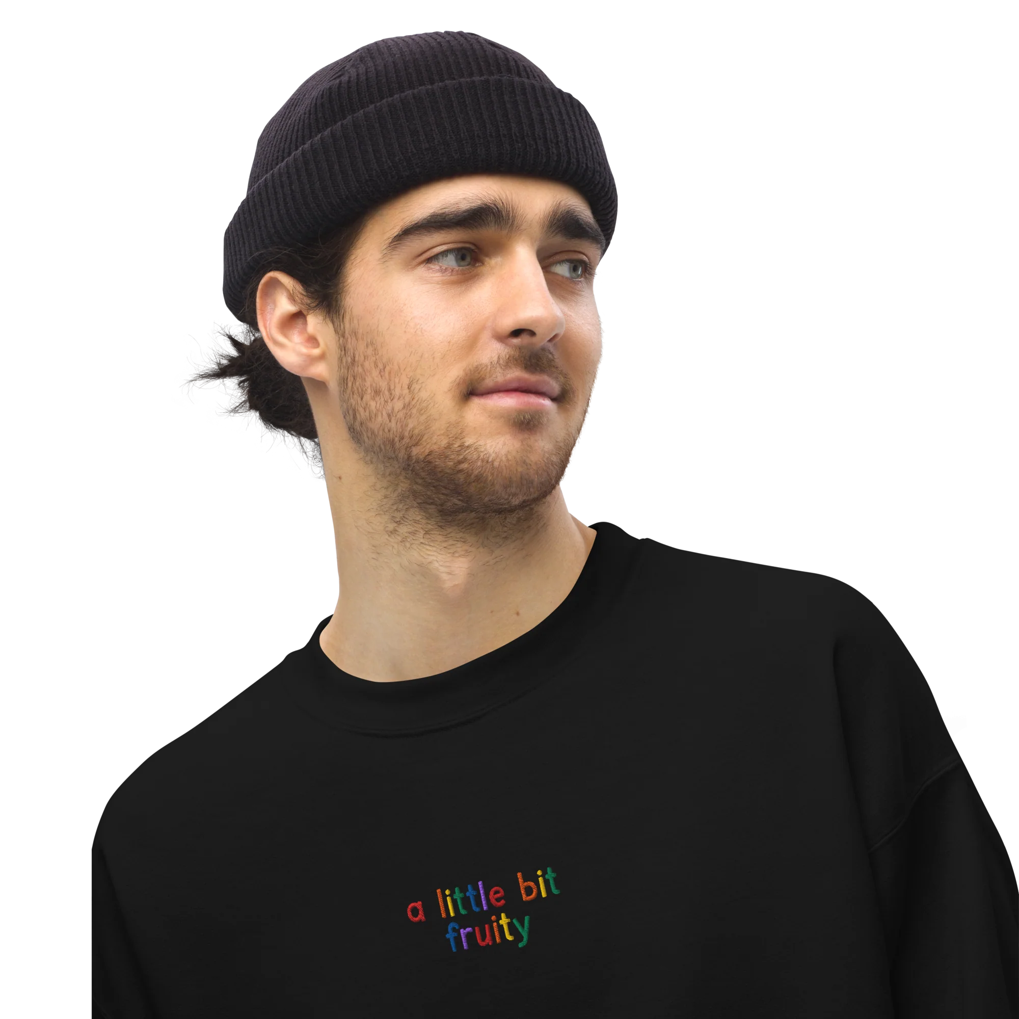 A Little Bit Fruity Pride Embroidered Sweatshirt - Image 7