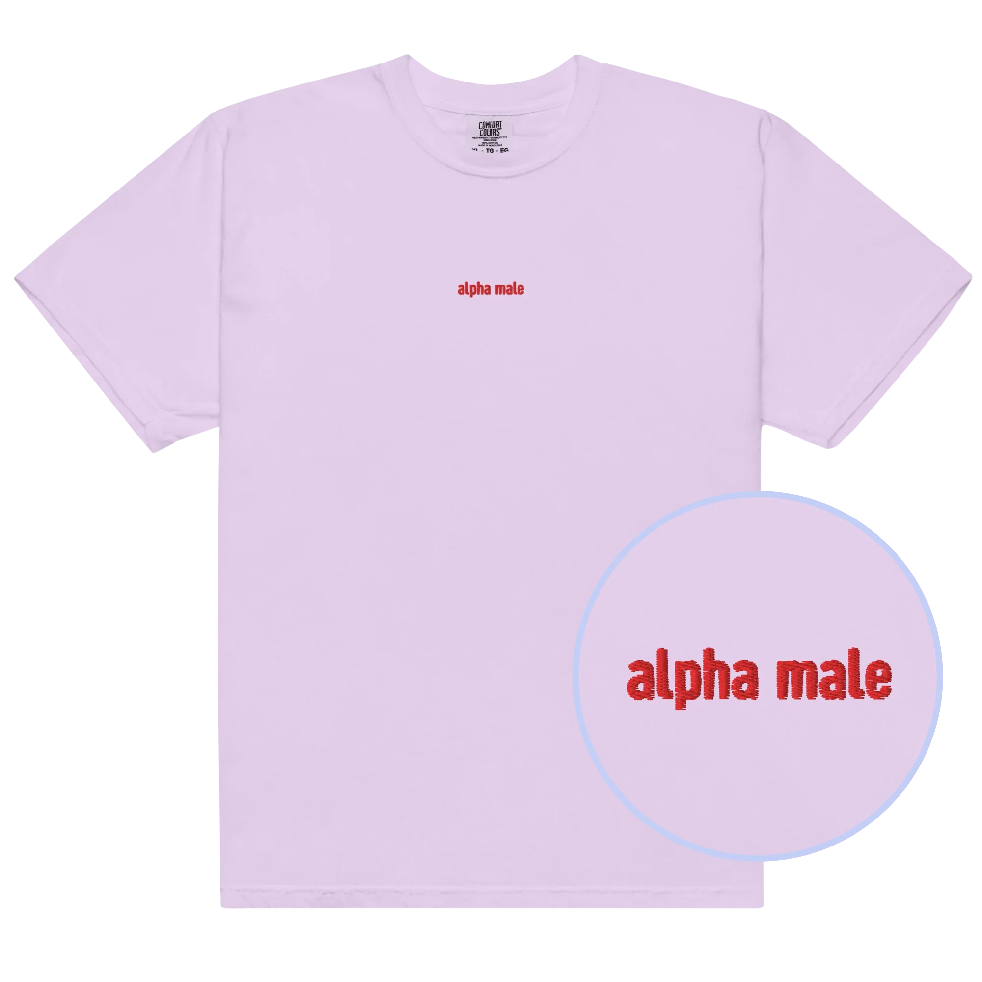 Alpha Male Feminist Embroidered Classic T-Shirt