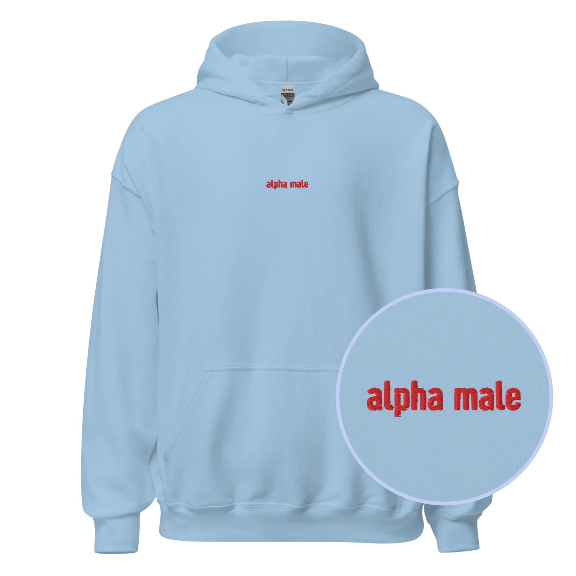 Alpha Male Feminist Embroidered Hoodie