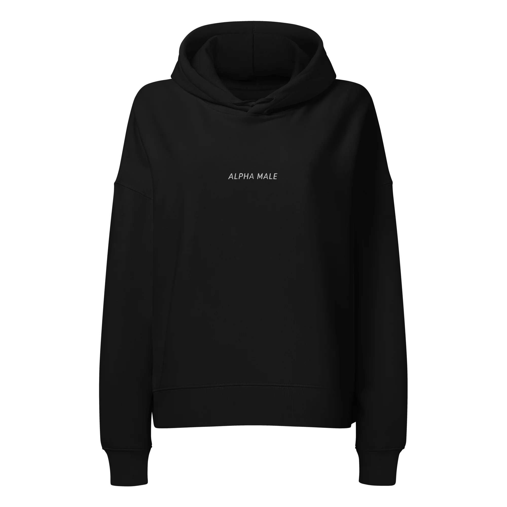 Alpha Male Feminist Embroidered Women’s Organic Hoodie - Image 9