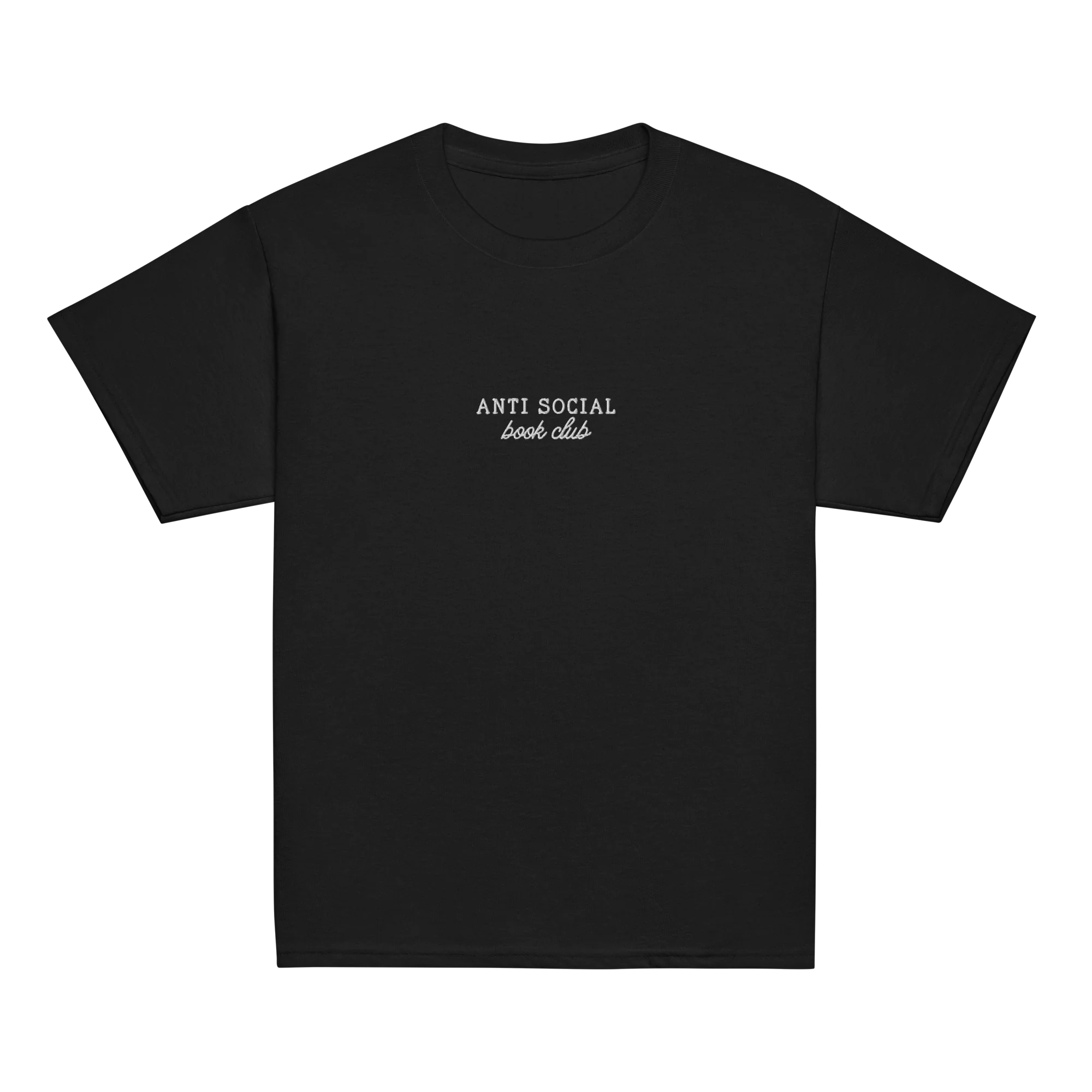 Anti Social Book Club Embroidered Baby Tee - Image 10