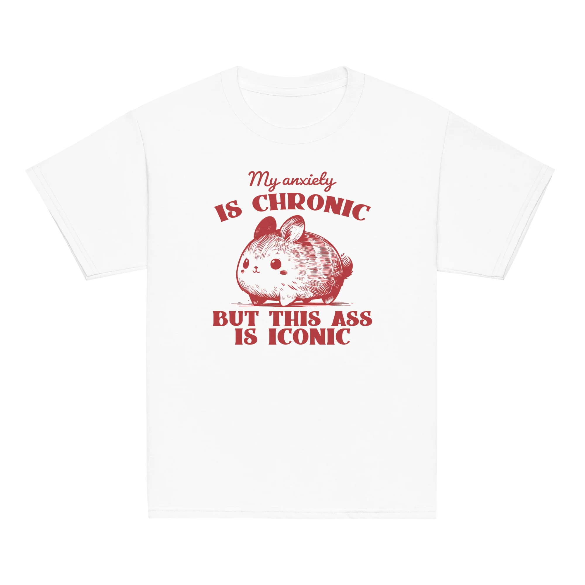 Anxiety Chronic Ass Iconic Baby Tee - Image 3