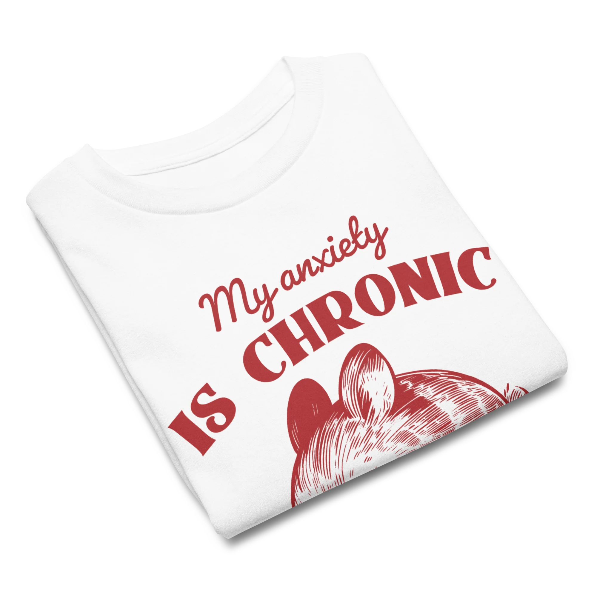 Anxiety Chronic Ass Iconic Baby Tee - Image 4