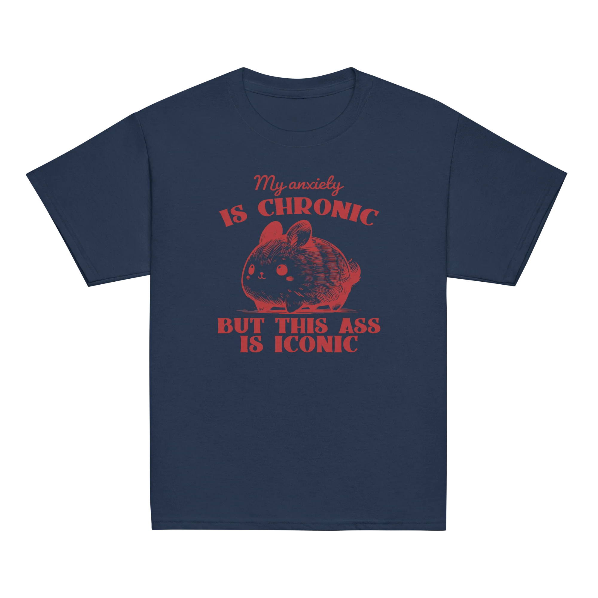 Anxiety Chronic Ass Iconic Baby Tee - Image 5