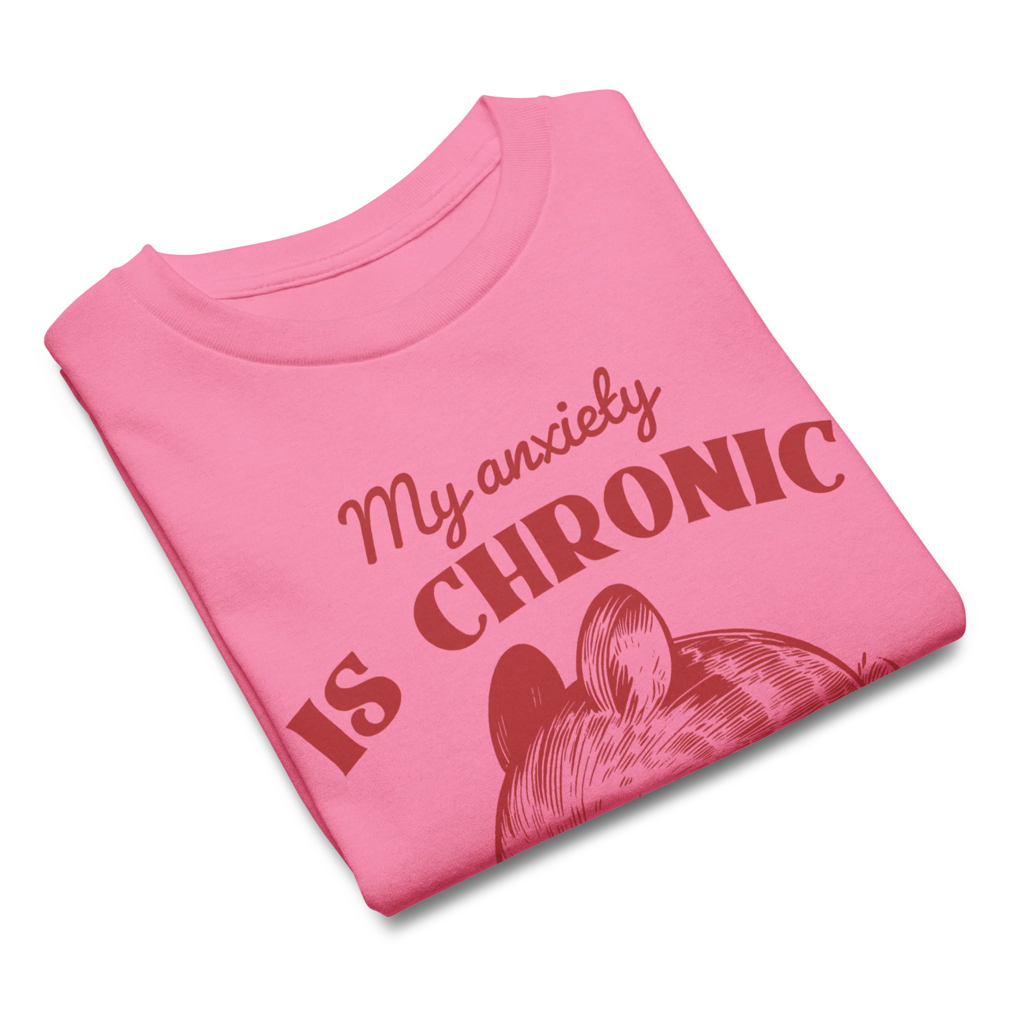 Anxiety Chronic Ass Iconic Baby Tee - Image 9