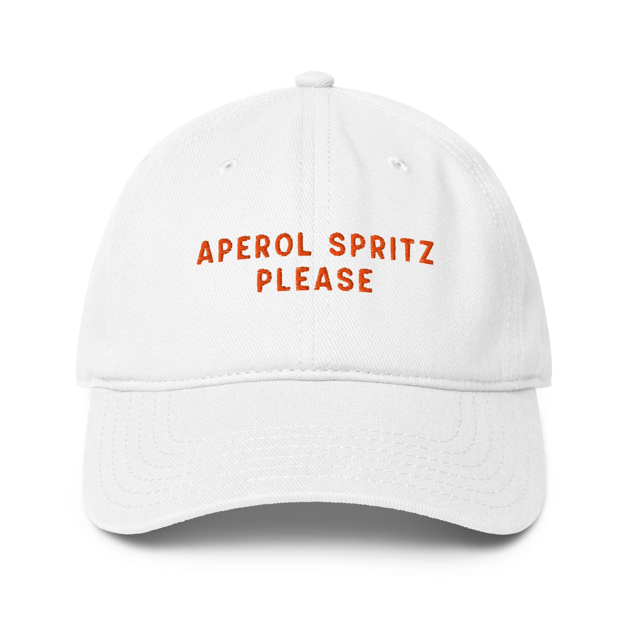 Aperol Spritz Please Cocktail Embroidered Baseball Cap