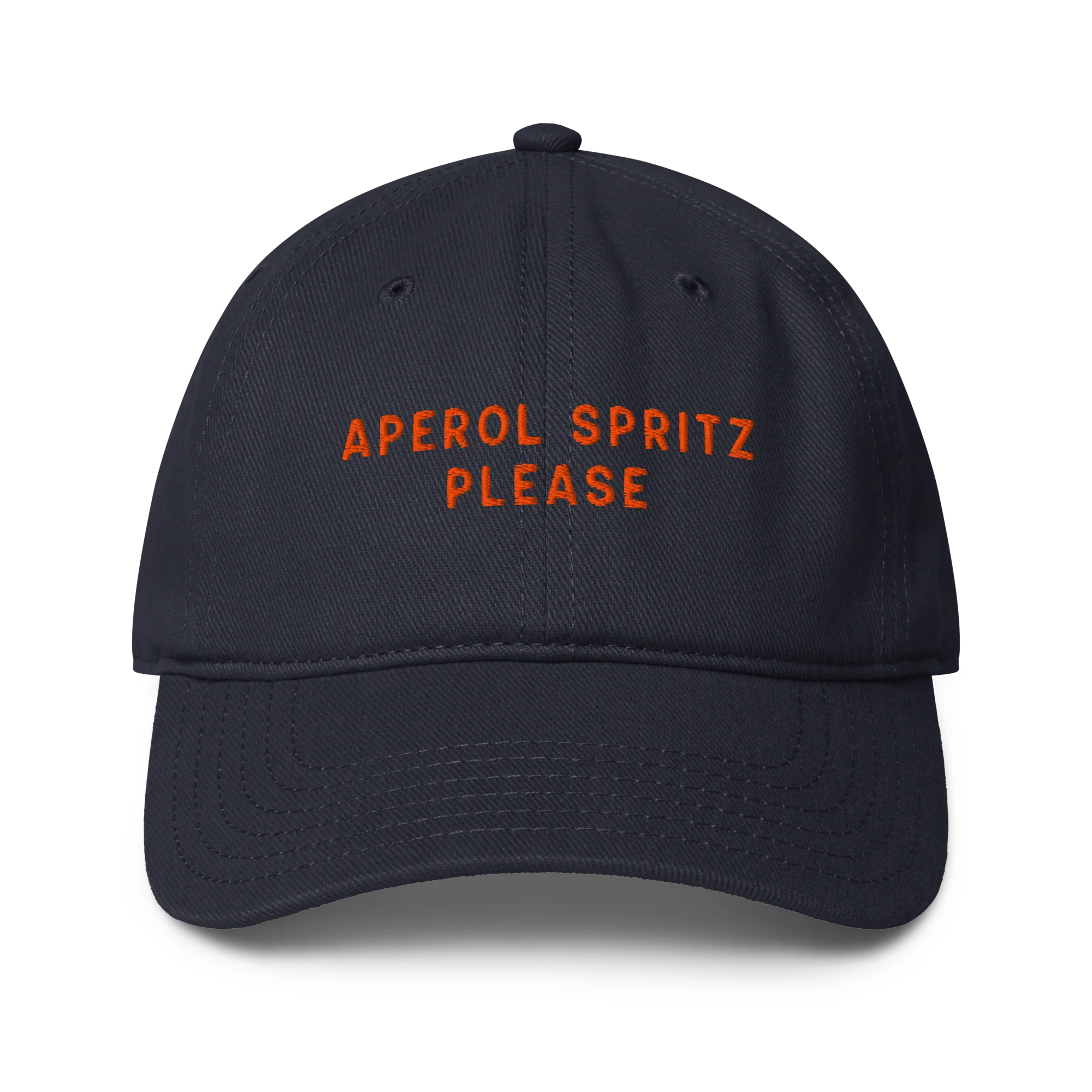Aperol Spritz Please Cocktail Embroidered Baseball Cap - Image 5