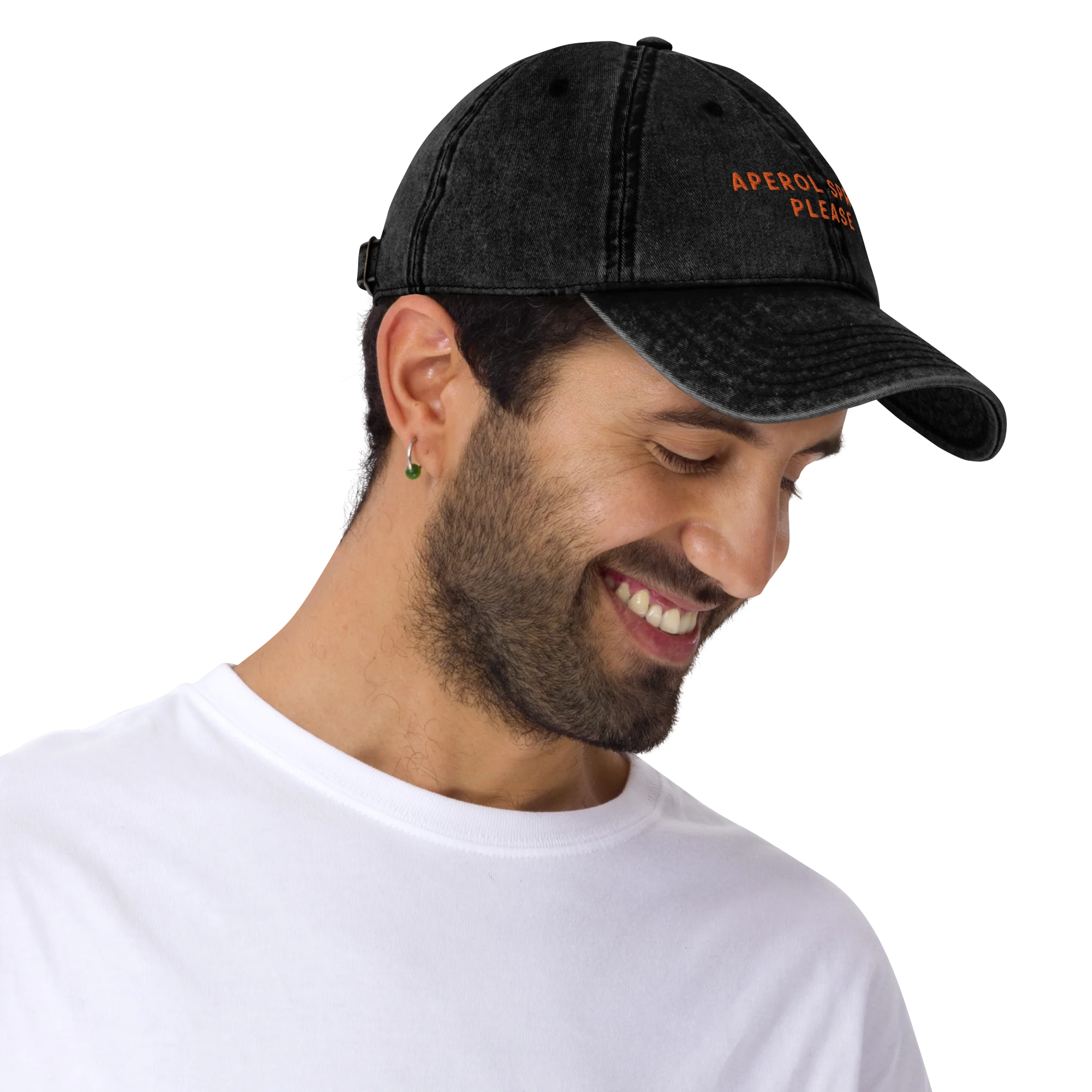 Aperol Spritz Please Embroidered Vintage Cap - Image 2