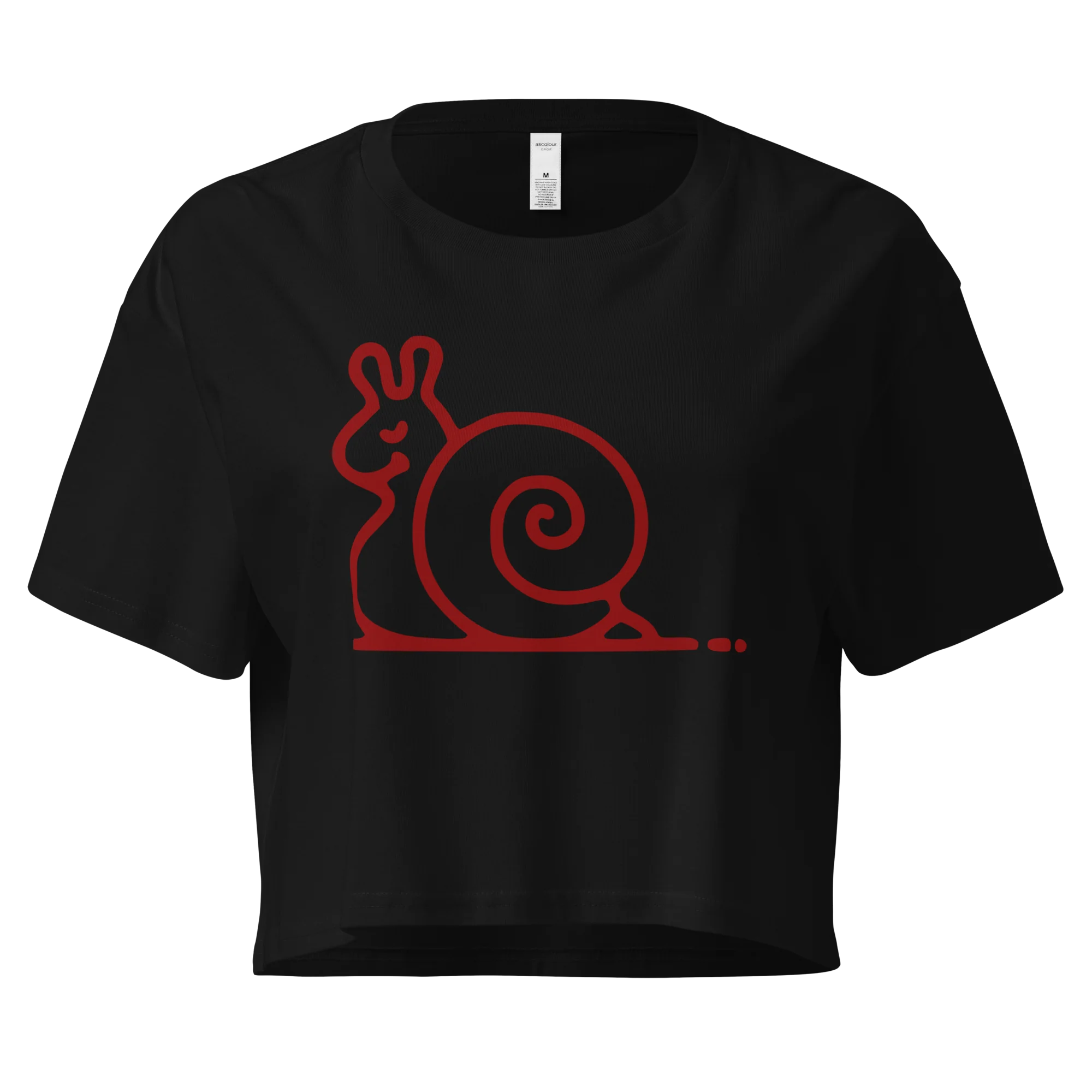 Aperture Snail Crop Tee