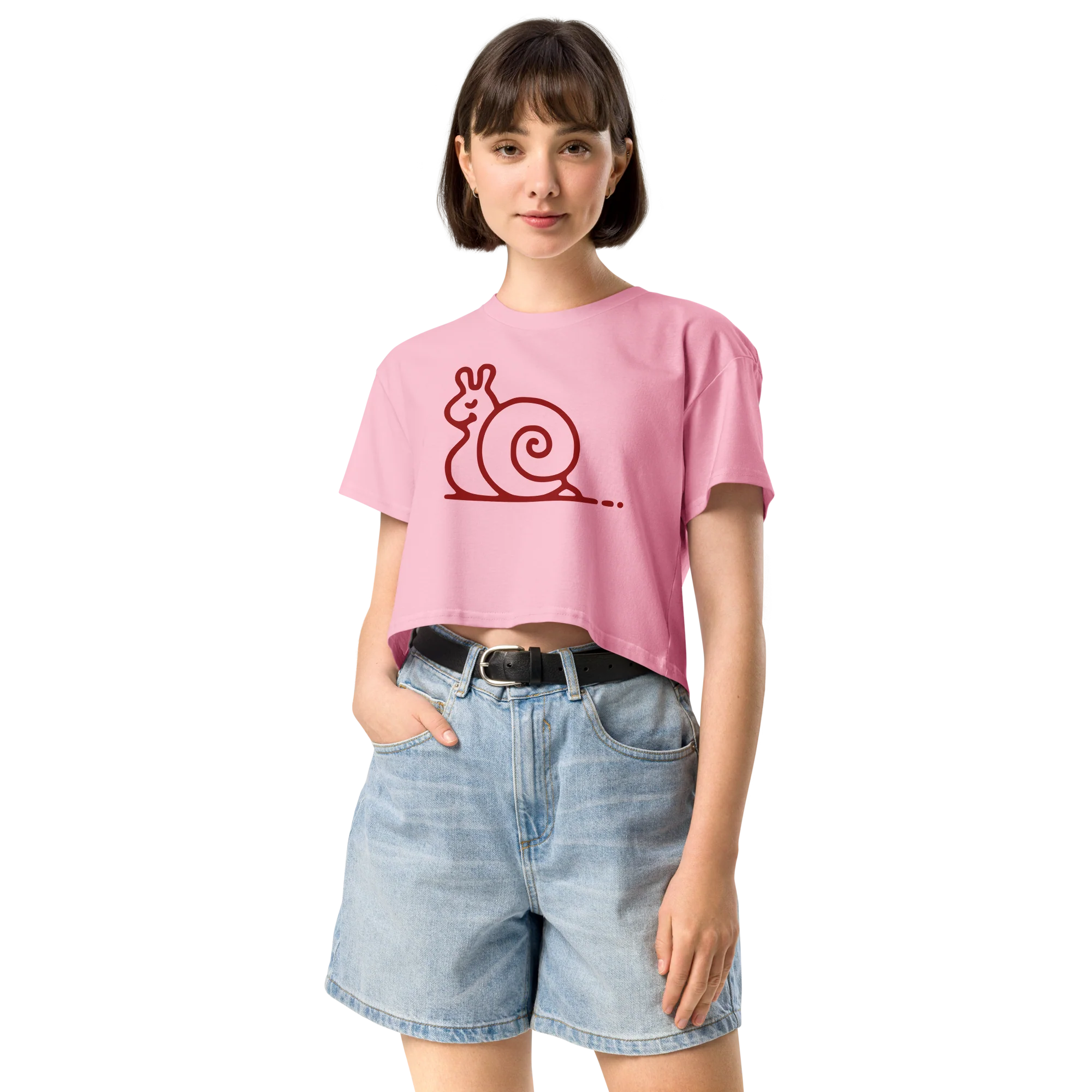 Aperture Snail Crop Tee - Image 6