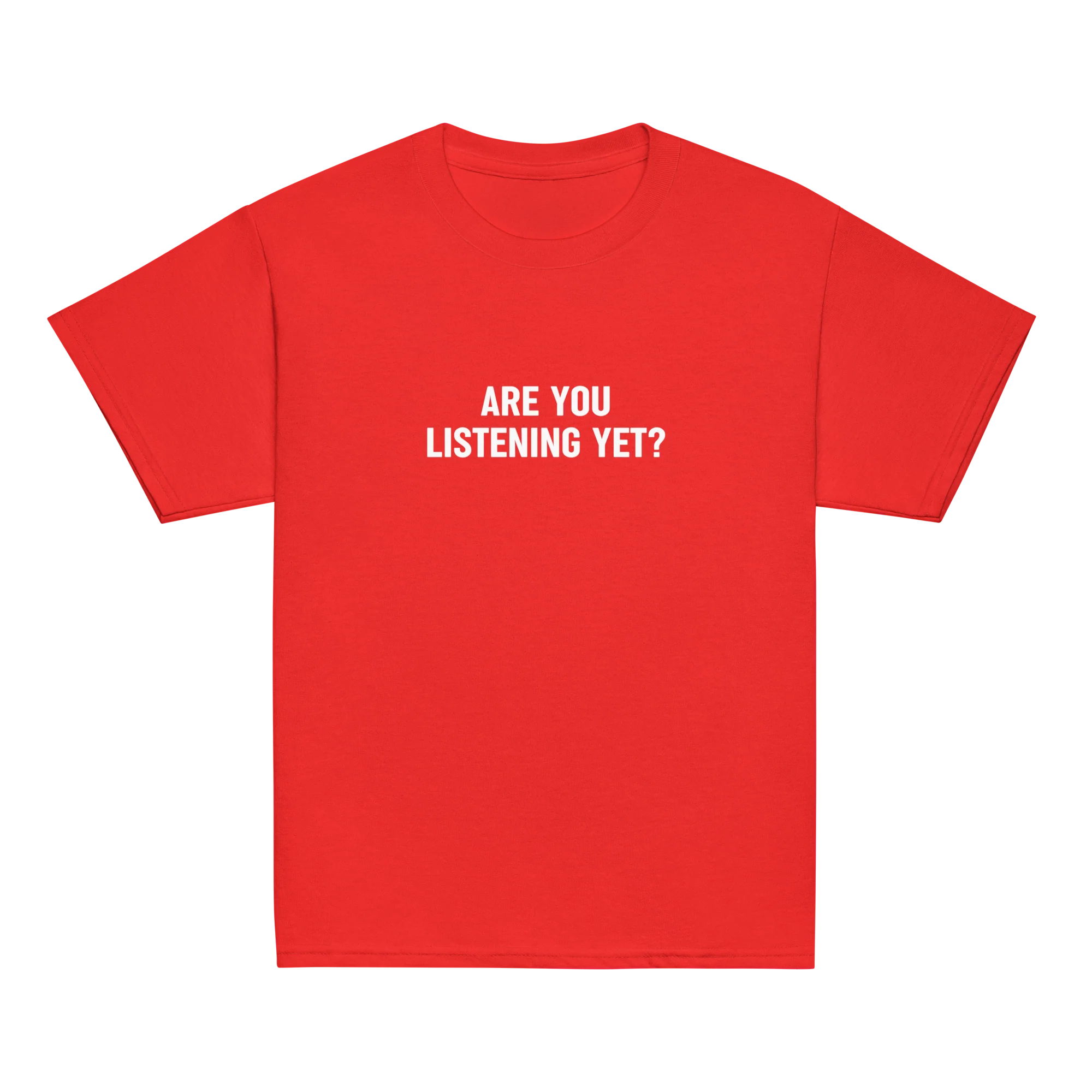Are You Listening Yet KATTDO Baby Tee - Image 10