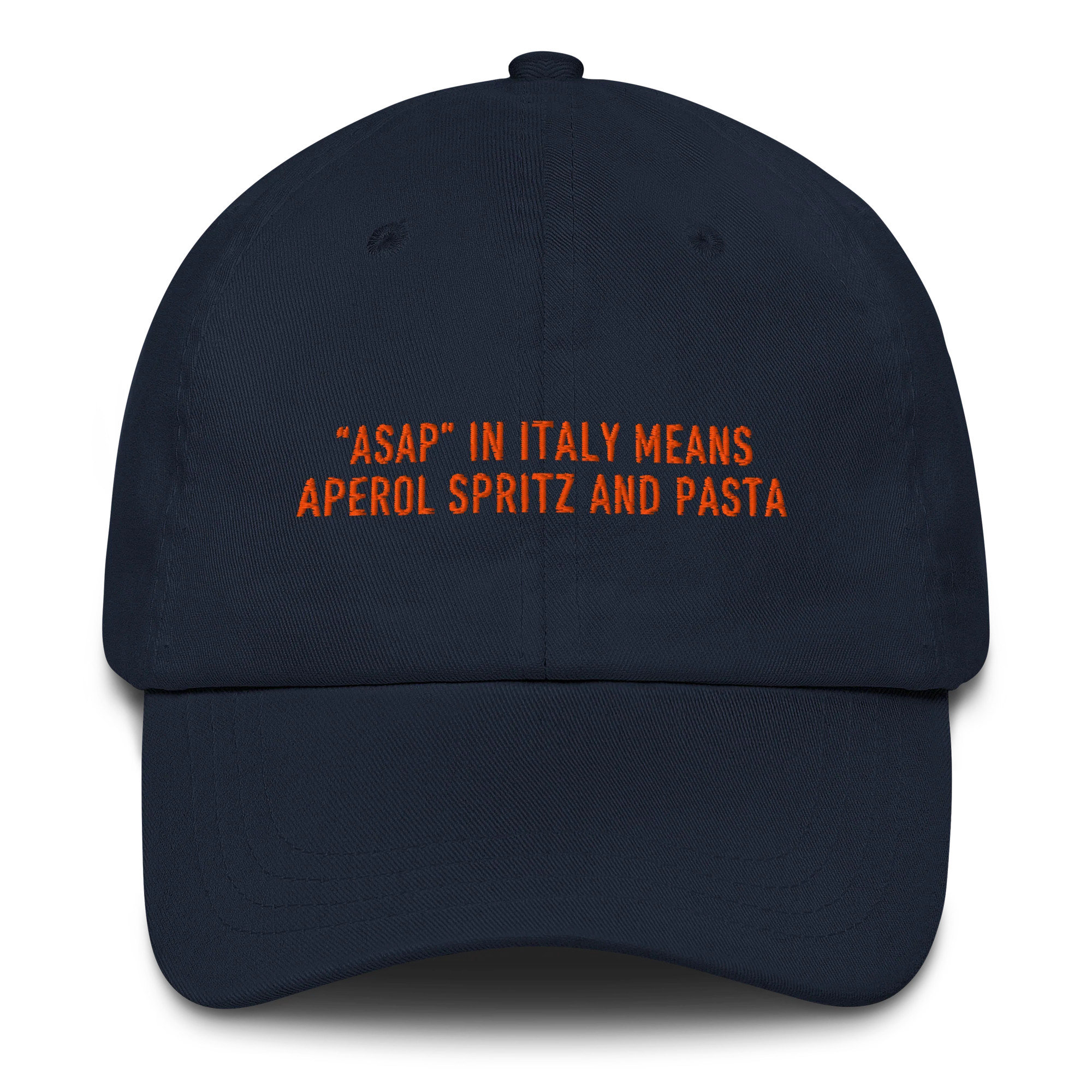ASAP Italy Aperol Spritz and Pasta Embroidered Cap