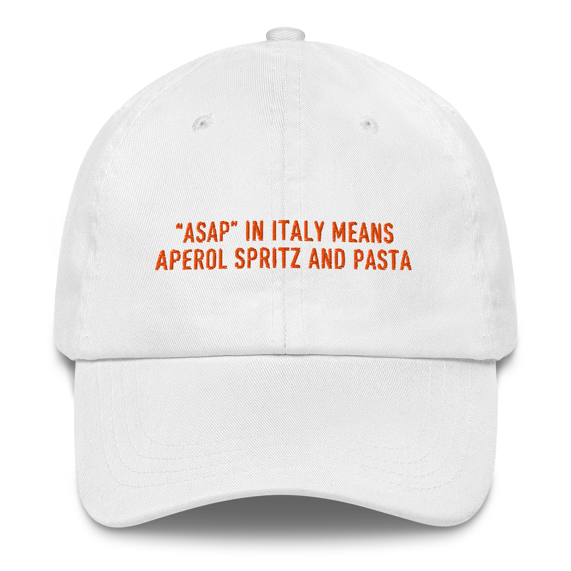 ASAP Italy Aperol Spritz and Pasta Embroidered Cap - Image 5