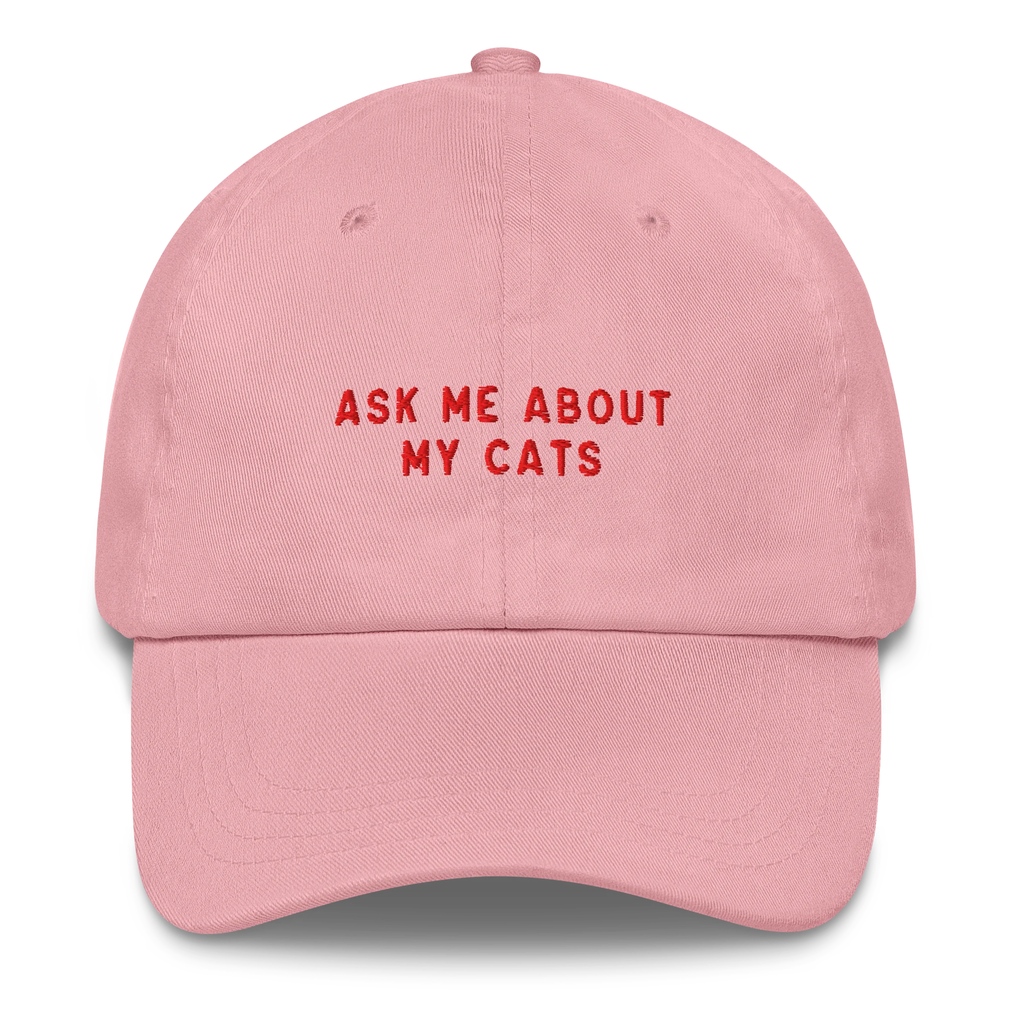 Ask Me About my Cats Embroidered Cap - Image 7