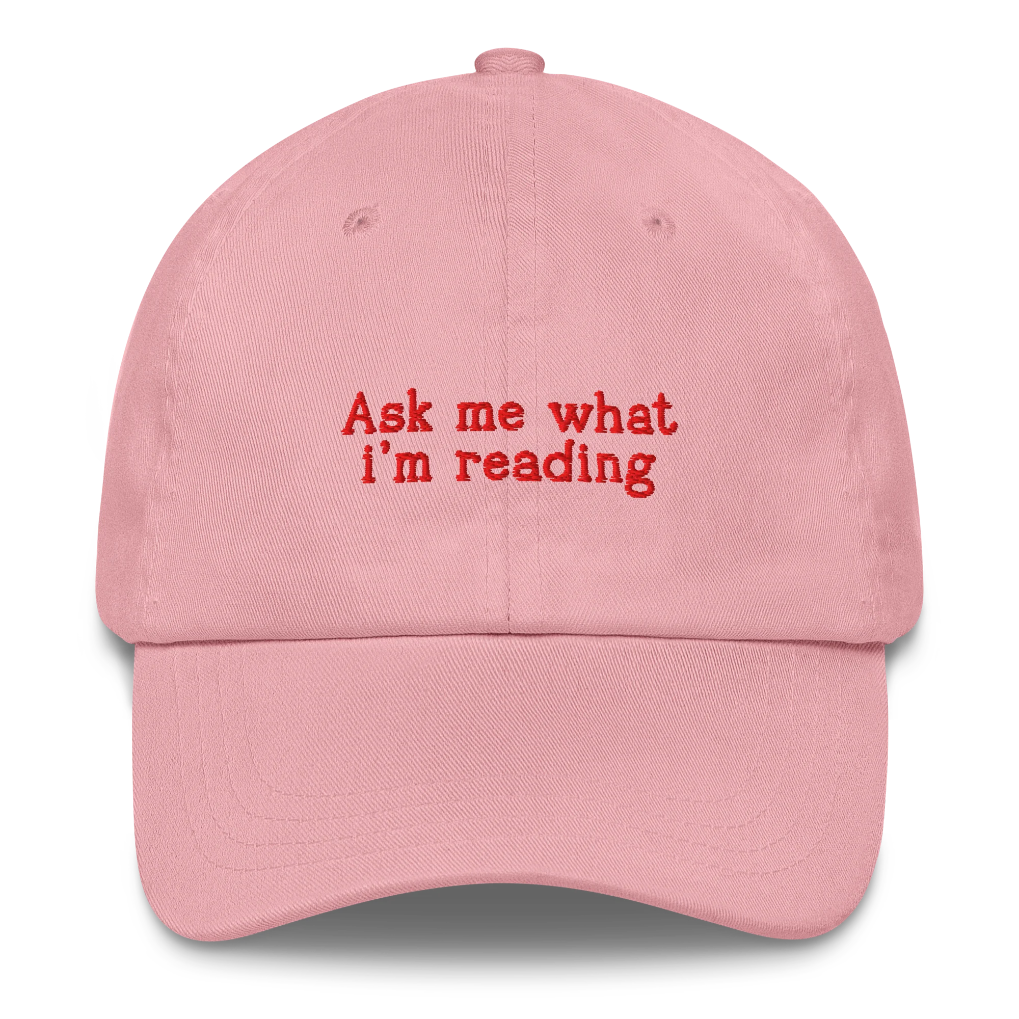Ask Me What I’m Reading Embroidered Cap - Image 11