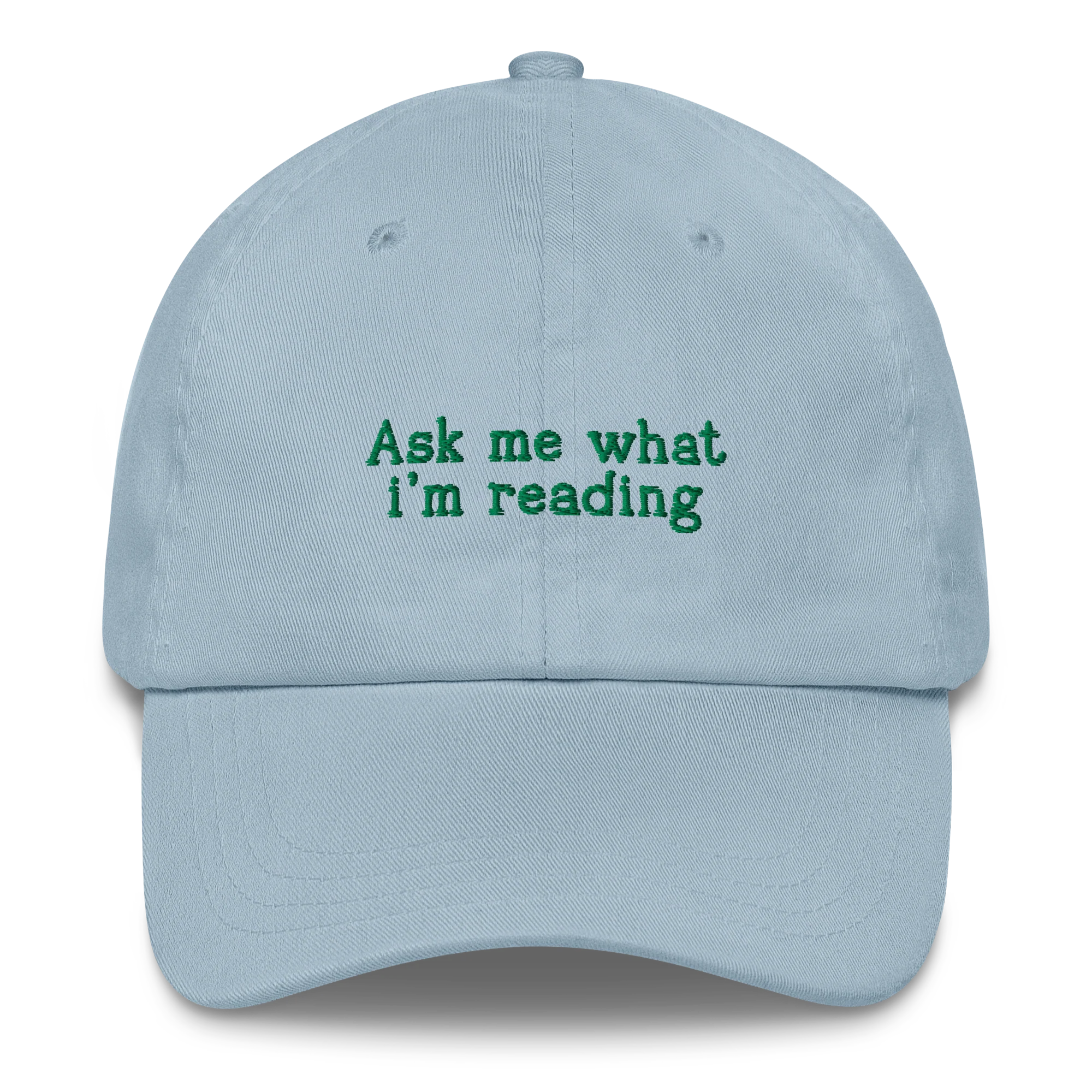 Ask Me What I’m Reading Embroidered Cap - Image 6