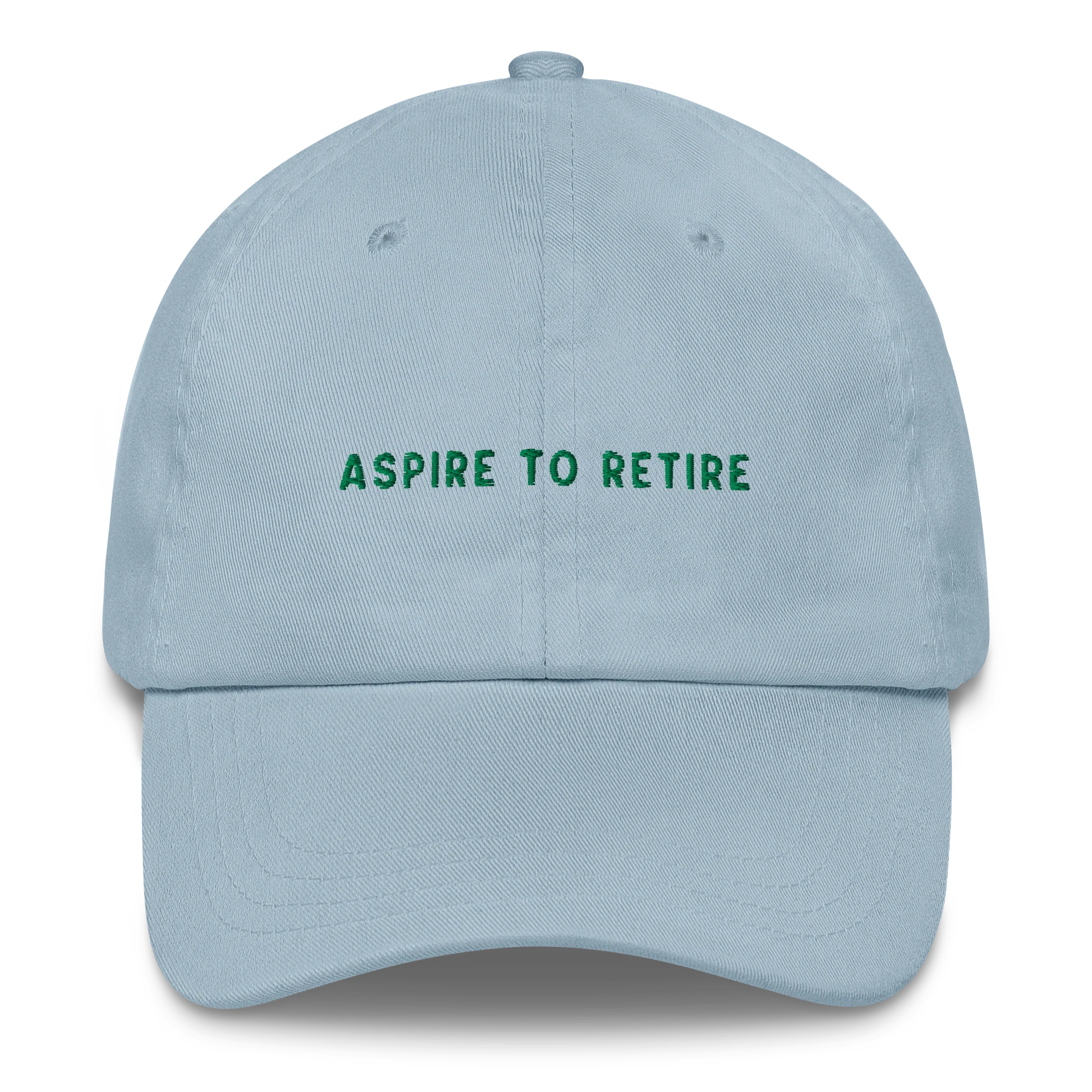 Aspire to Retire Embroidered Cap - Image 4