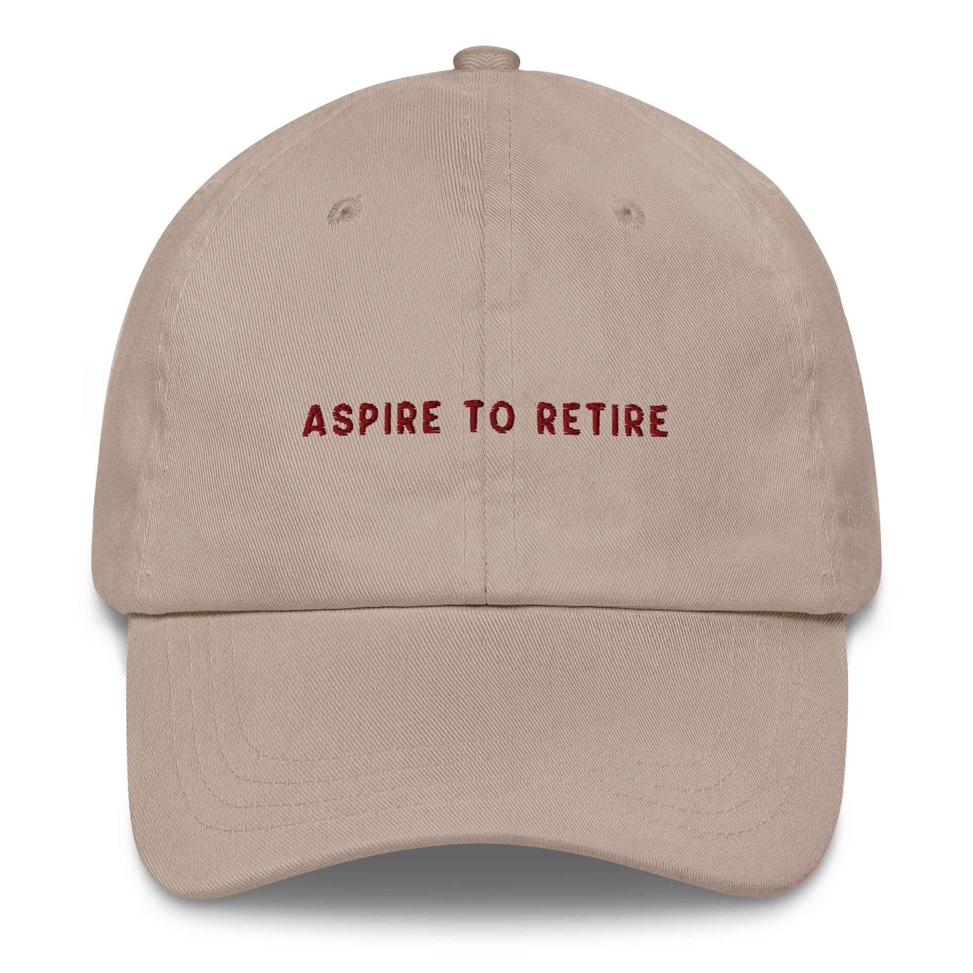 Aspire to Retire Embroidered Cap - Image 7
