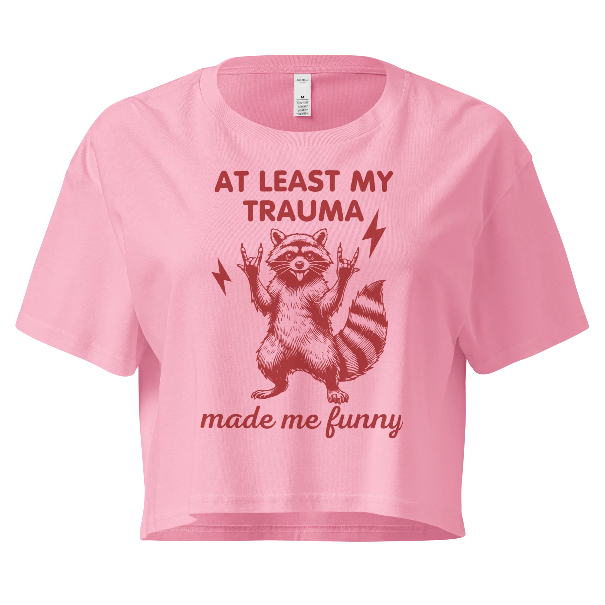 At Least My Trauma Made Me Funny Crop Tee