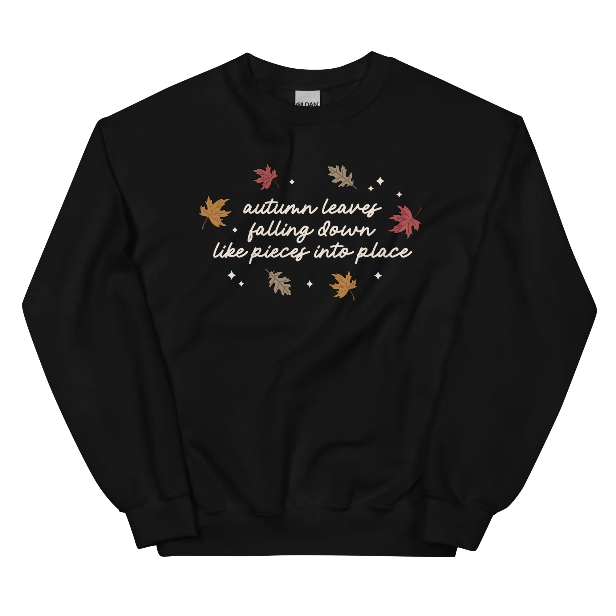Autumn Leaves Falling All Too Well Crewneck Sweatshirt - Image 3