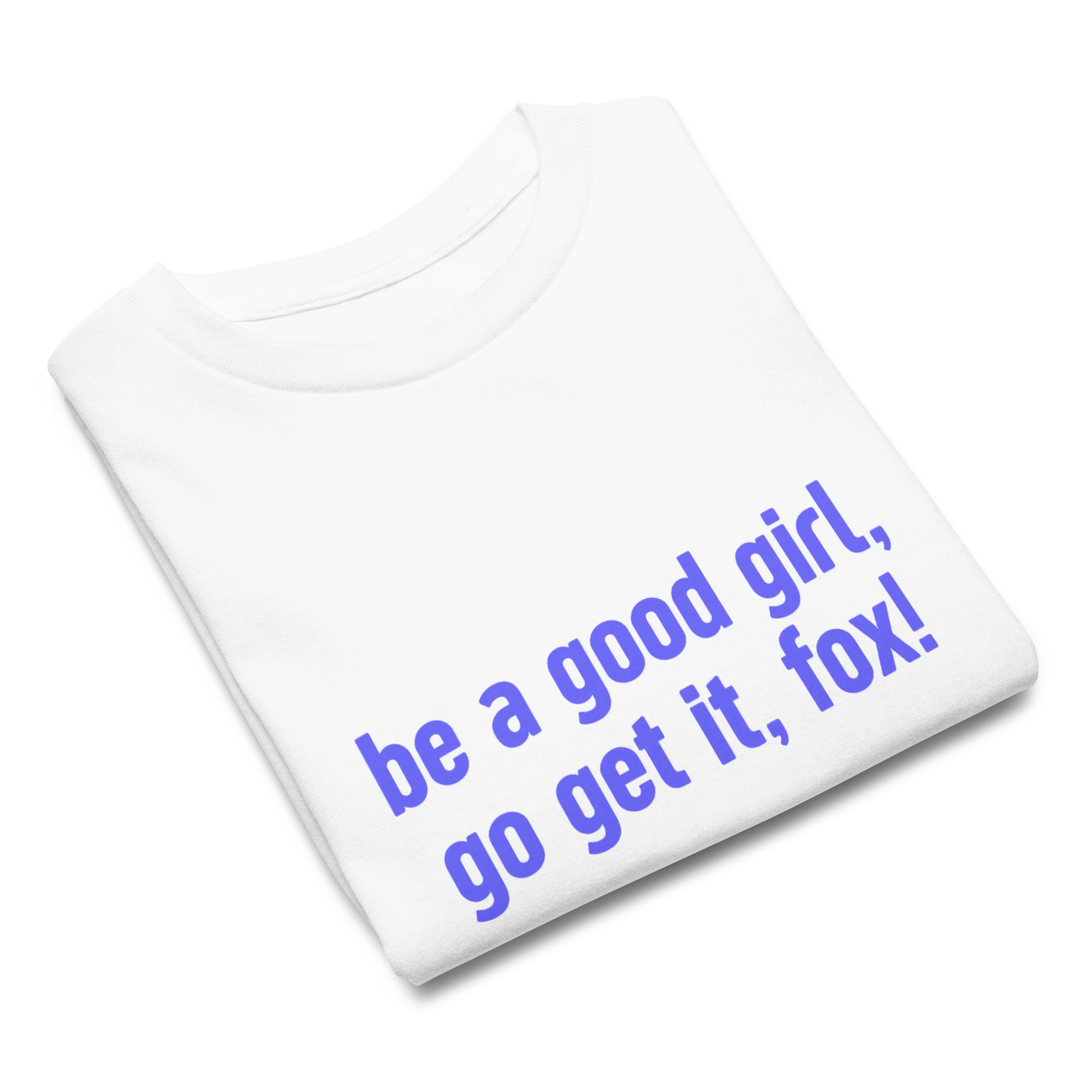 Be a Good Girl Go Get it Fox KATTDO Baby Tee - Image 5