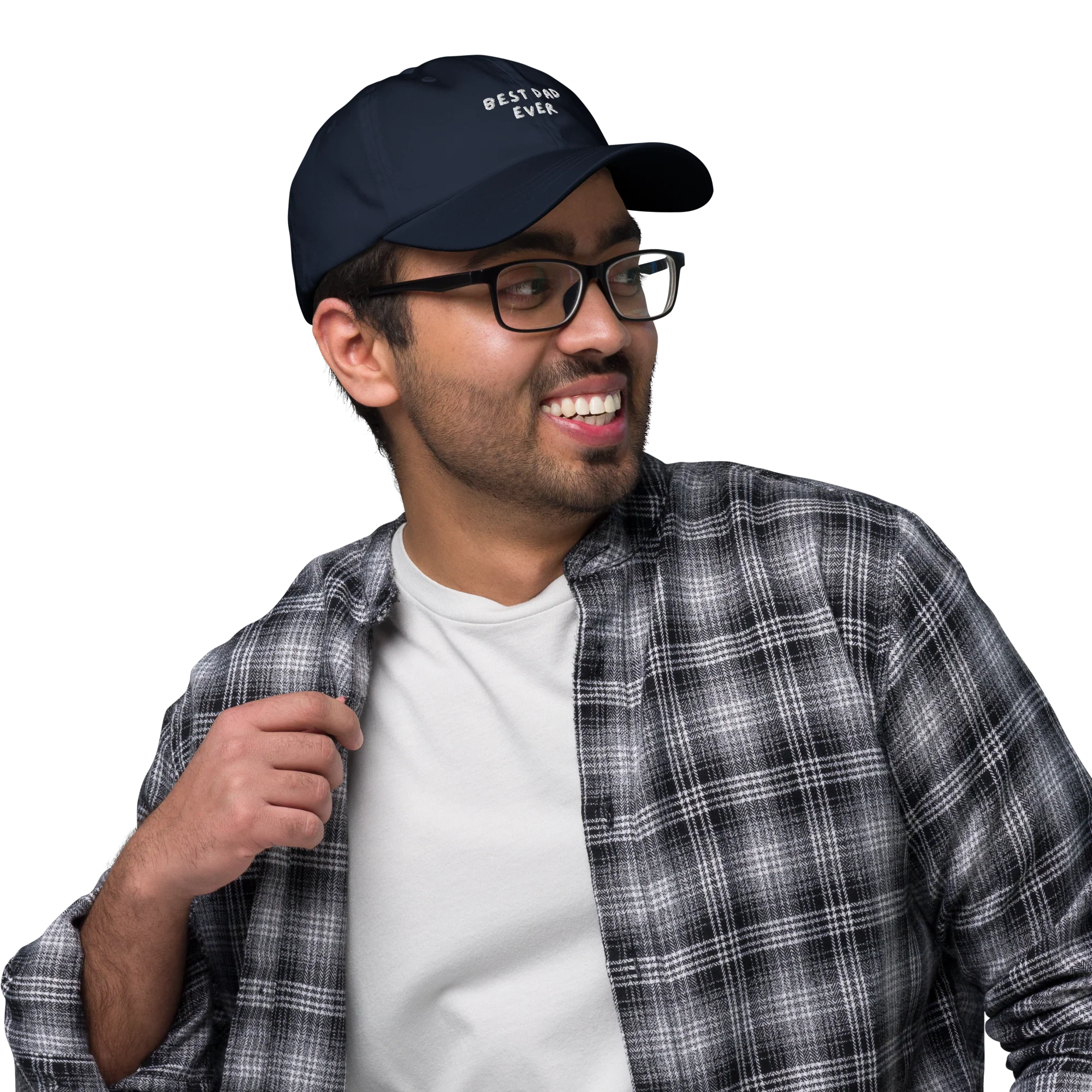 Best Dad Ever Embroidered Cap - Image 2