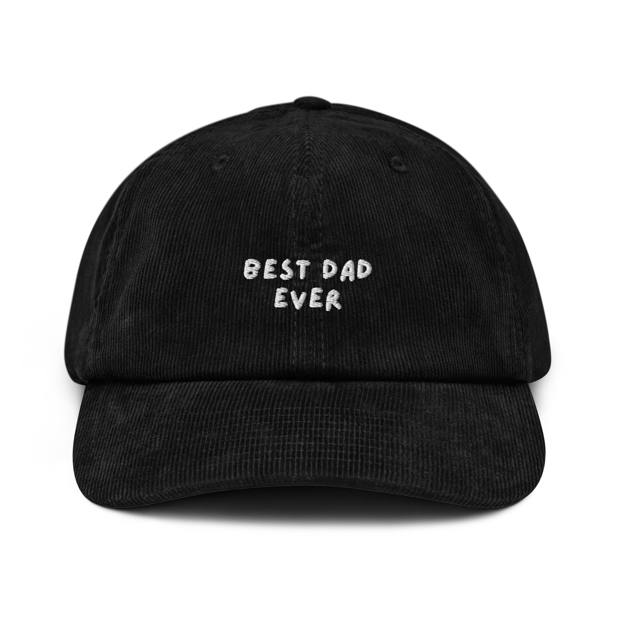 Best Dad Ever Embroidered Corduroy Hat - Image 8