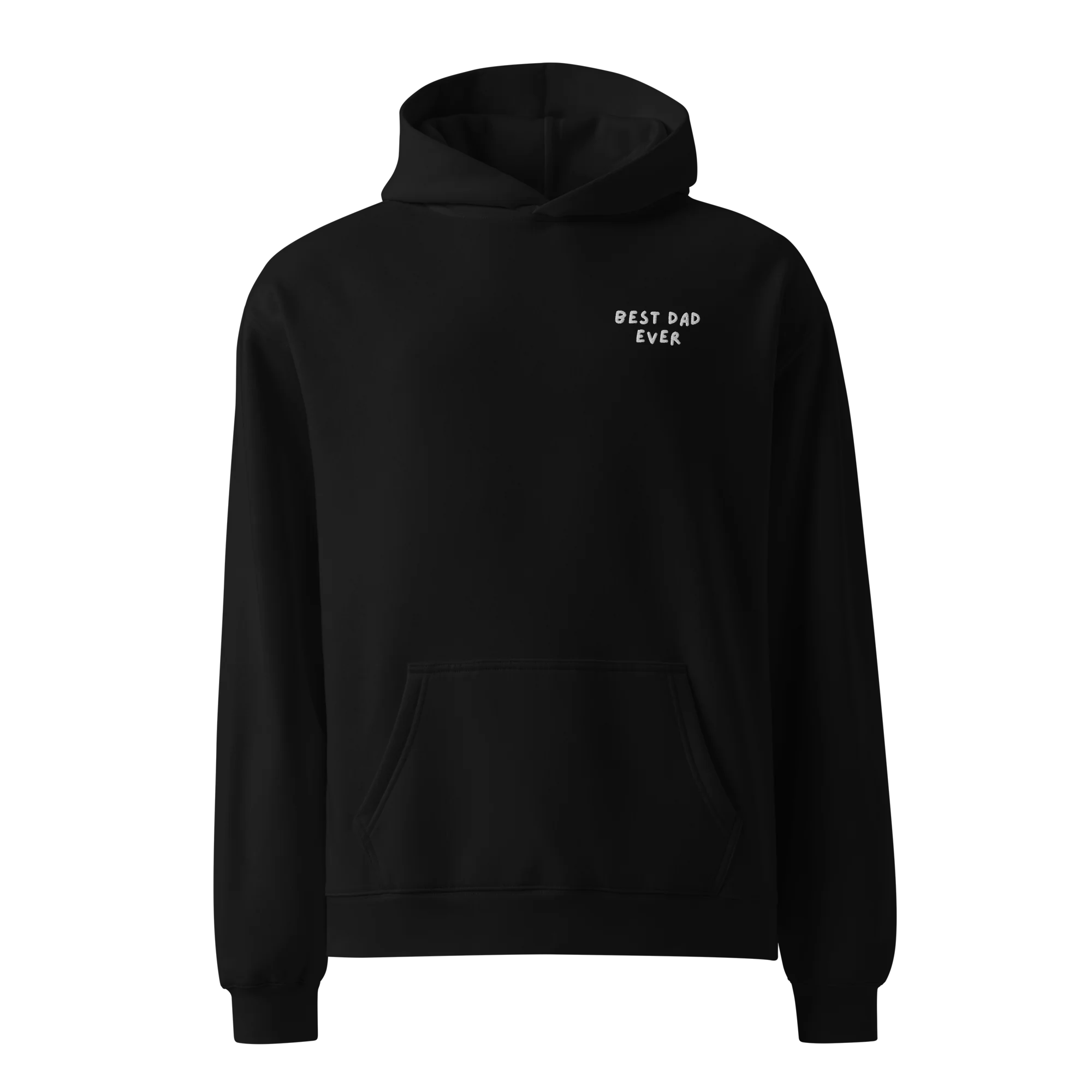 Best Dad Ever Embroidered Premium Oversized Hoodie - Image 10