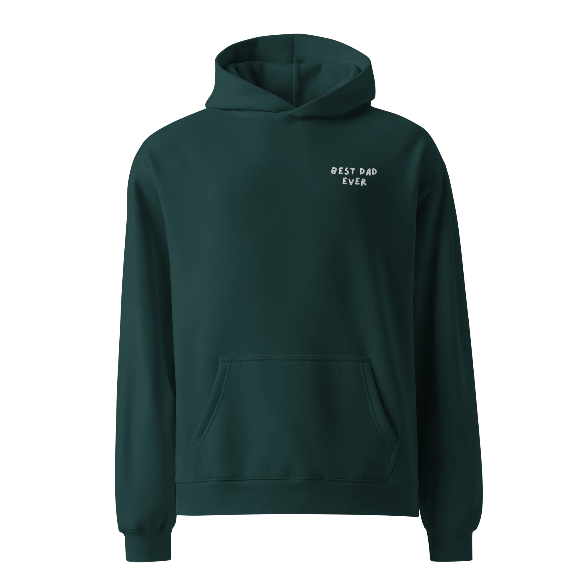 Best Dad Ever Embroidered Premium Oversized Hoodie - Image 5