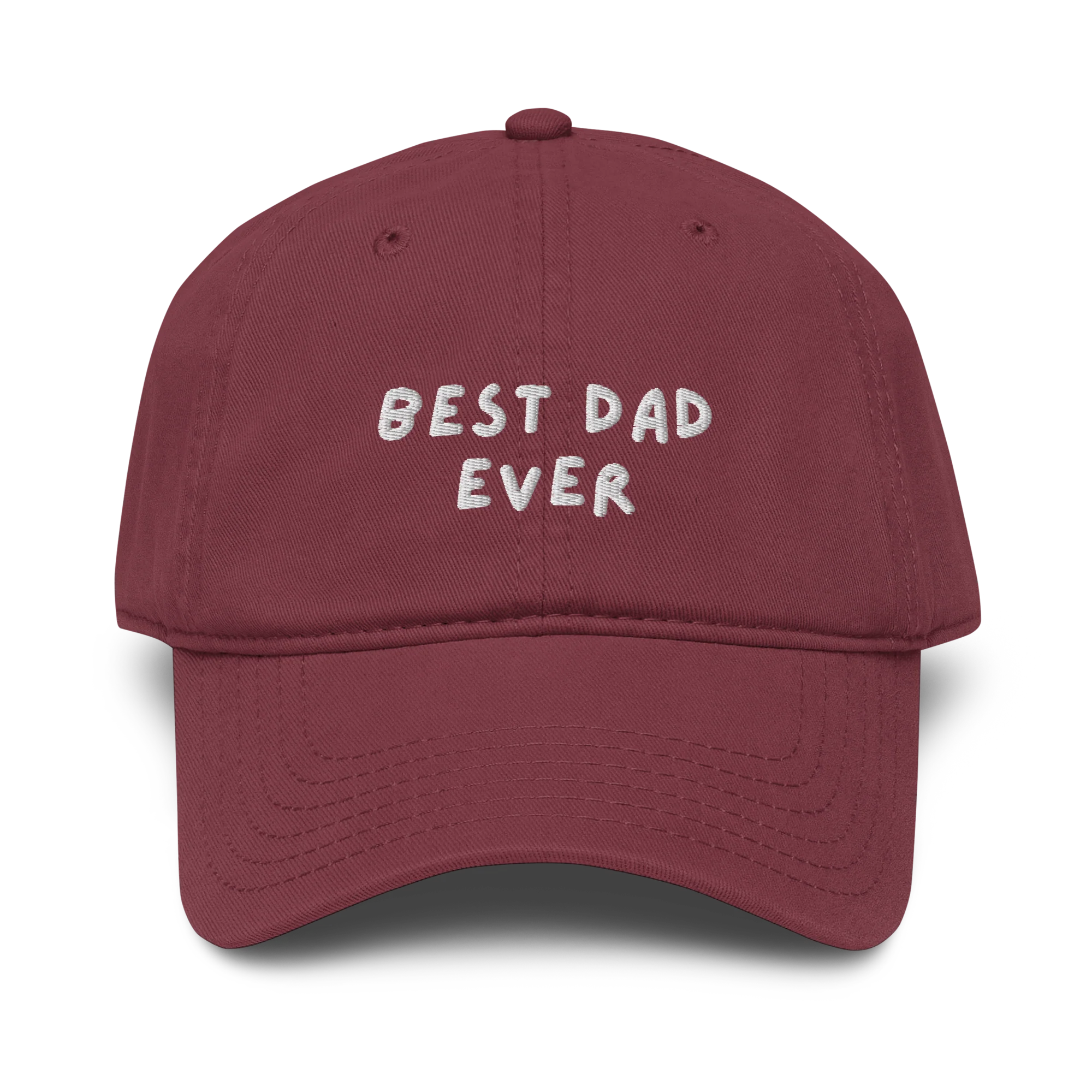 Best Dad Ever Embroidered Vintage Wash Baseball Cap - Image 2