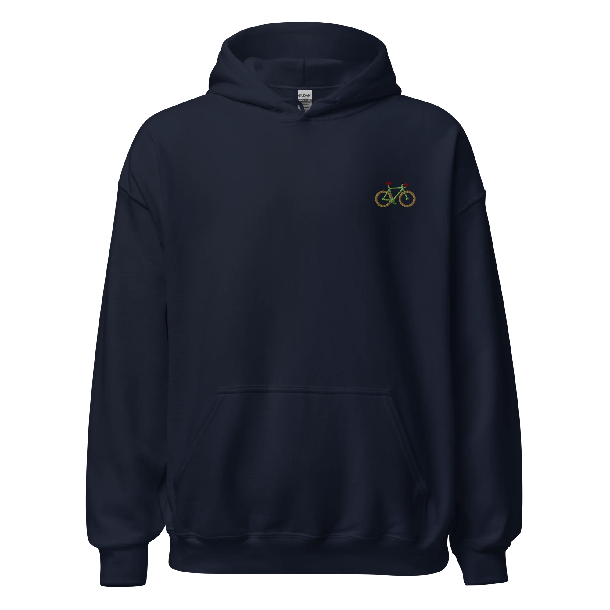 Bicycle Cyclist Embroidered Hoodie - Image 13
