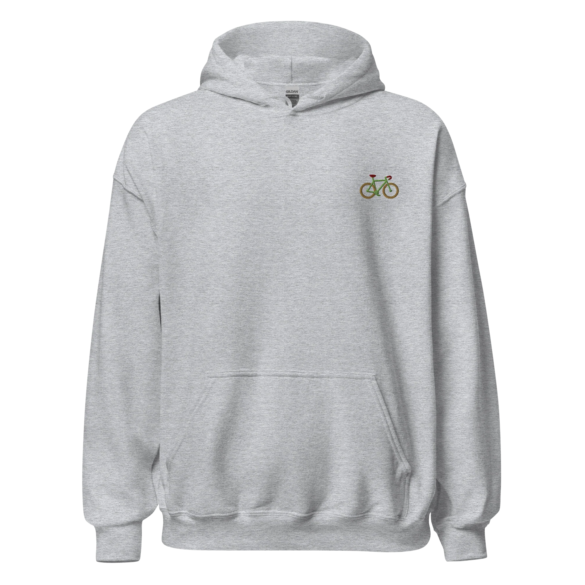 Bicycle Cyclist Embroidered Hoodie - Image 3