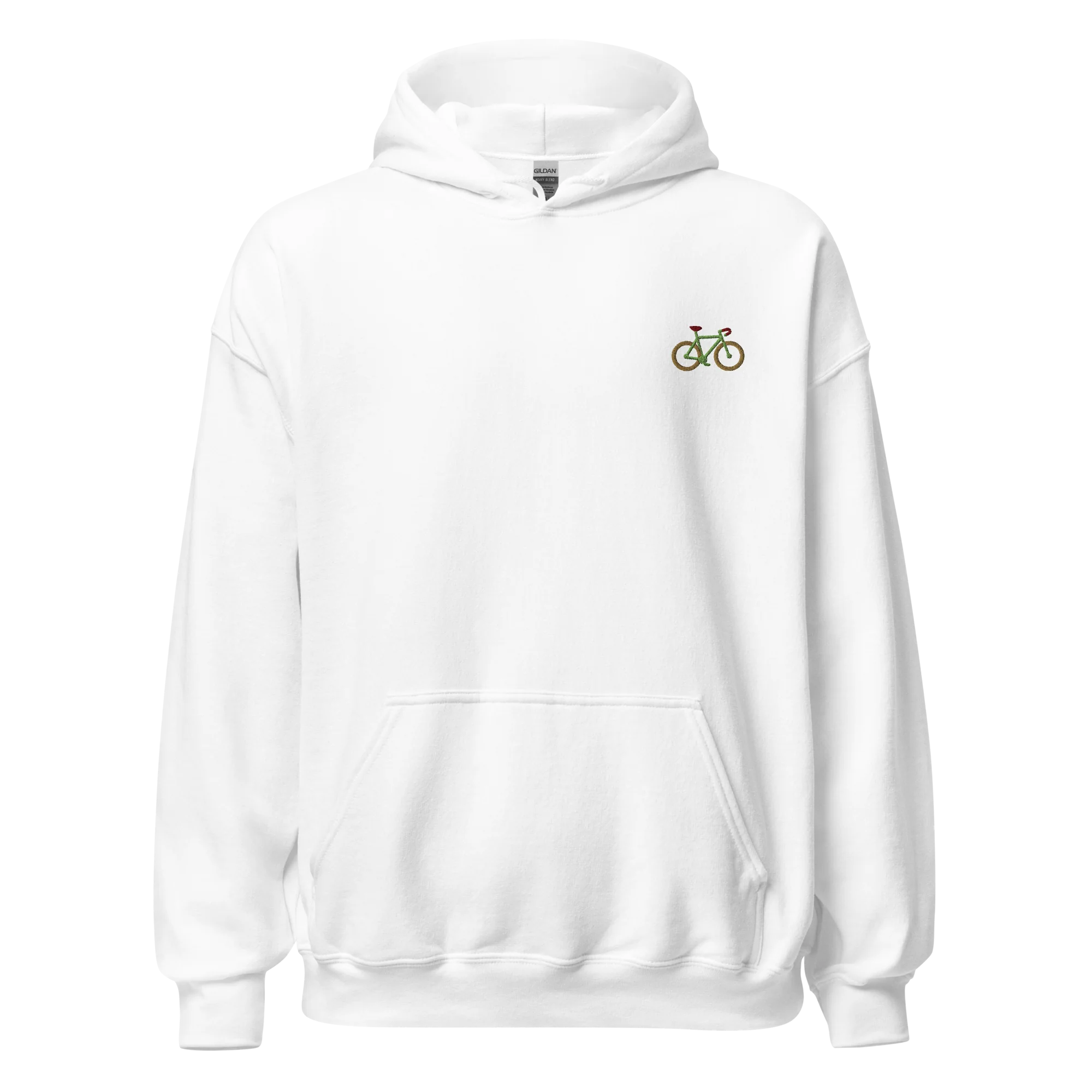 Bicycle Cyclist Embroidered Hoodie - Image 4