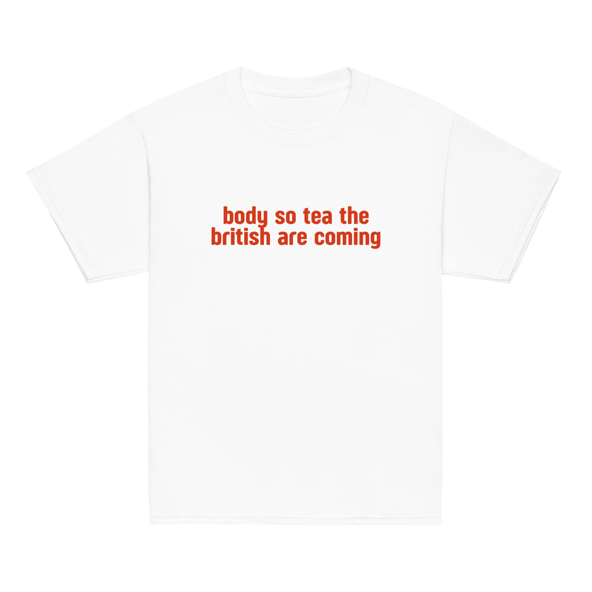 Body So Tea British Are Coming Baby Tee - Image 3