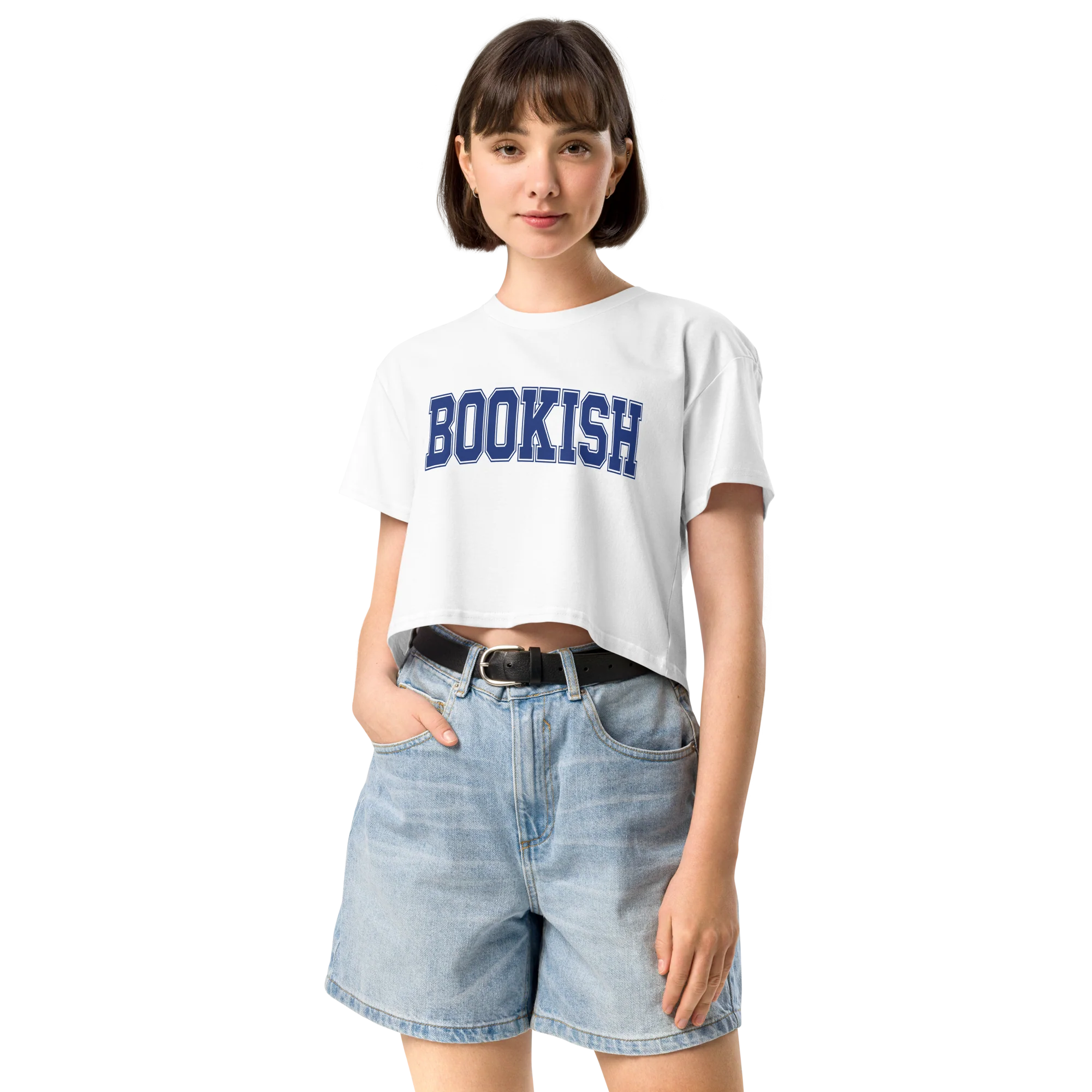 Bookish University Crop Tee - Image 2