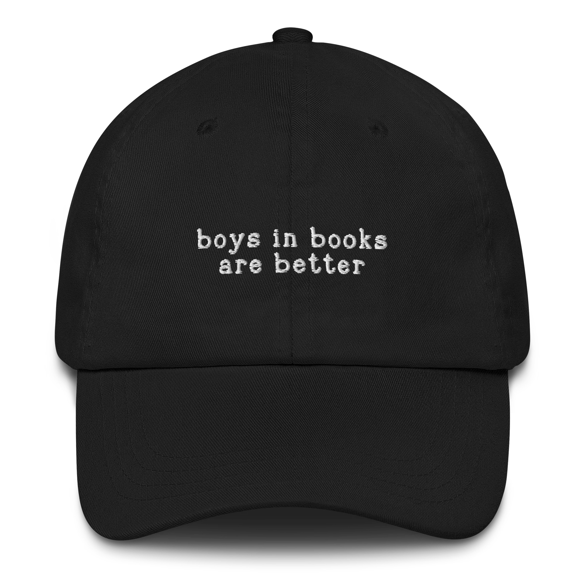 Boys in Books are Better Embroidered Cap - Image 7