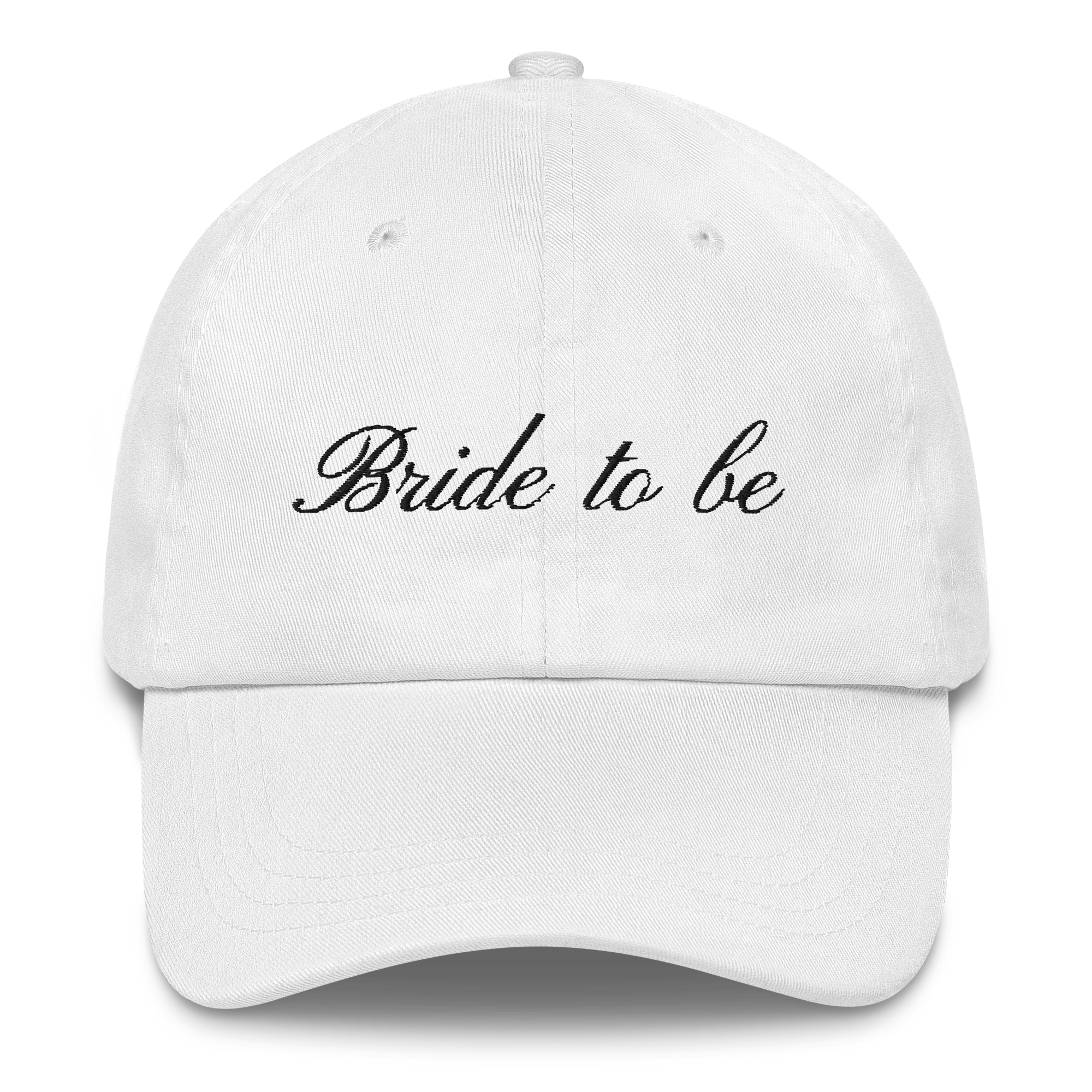 Bride to Be Cursive Embroidered Cap