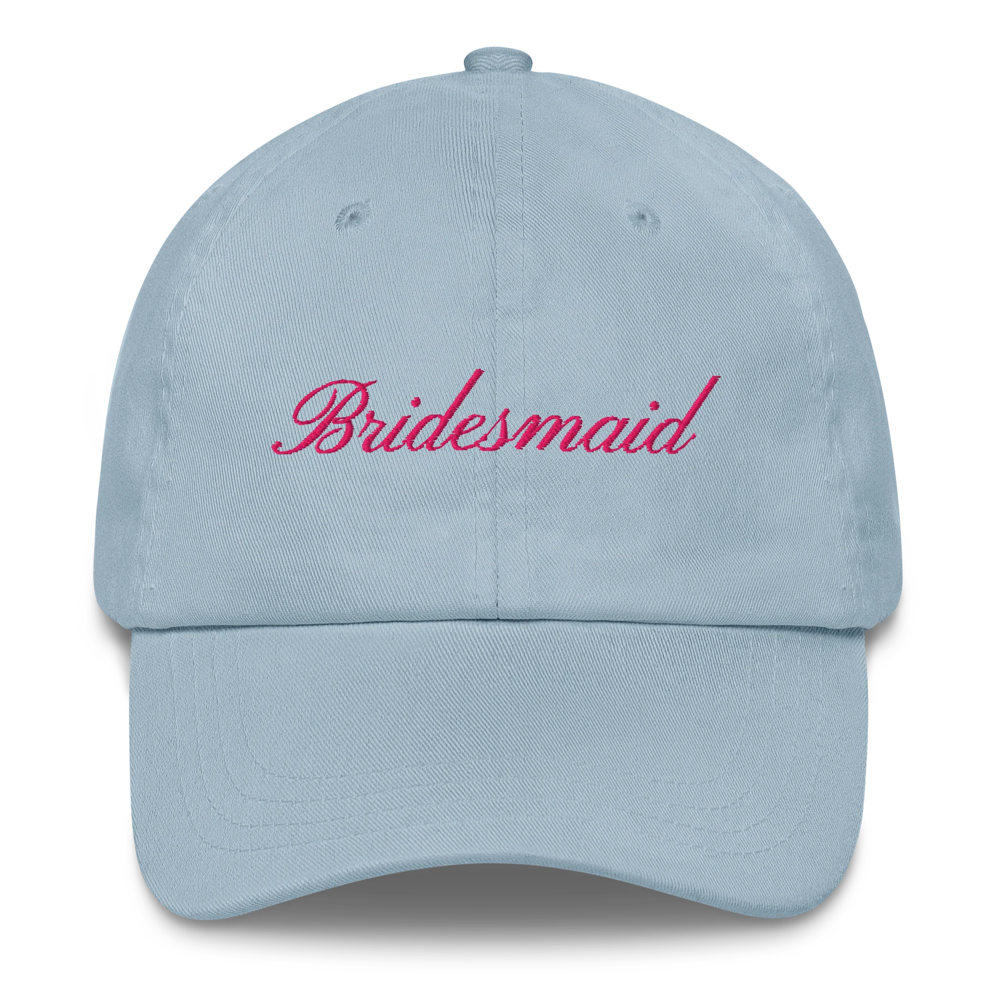 Bridesmaid Cursive Embroidered Cap