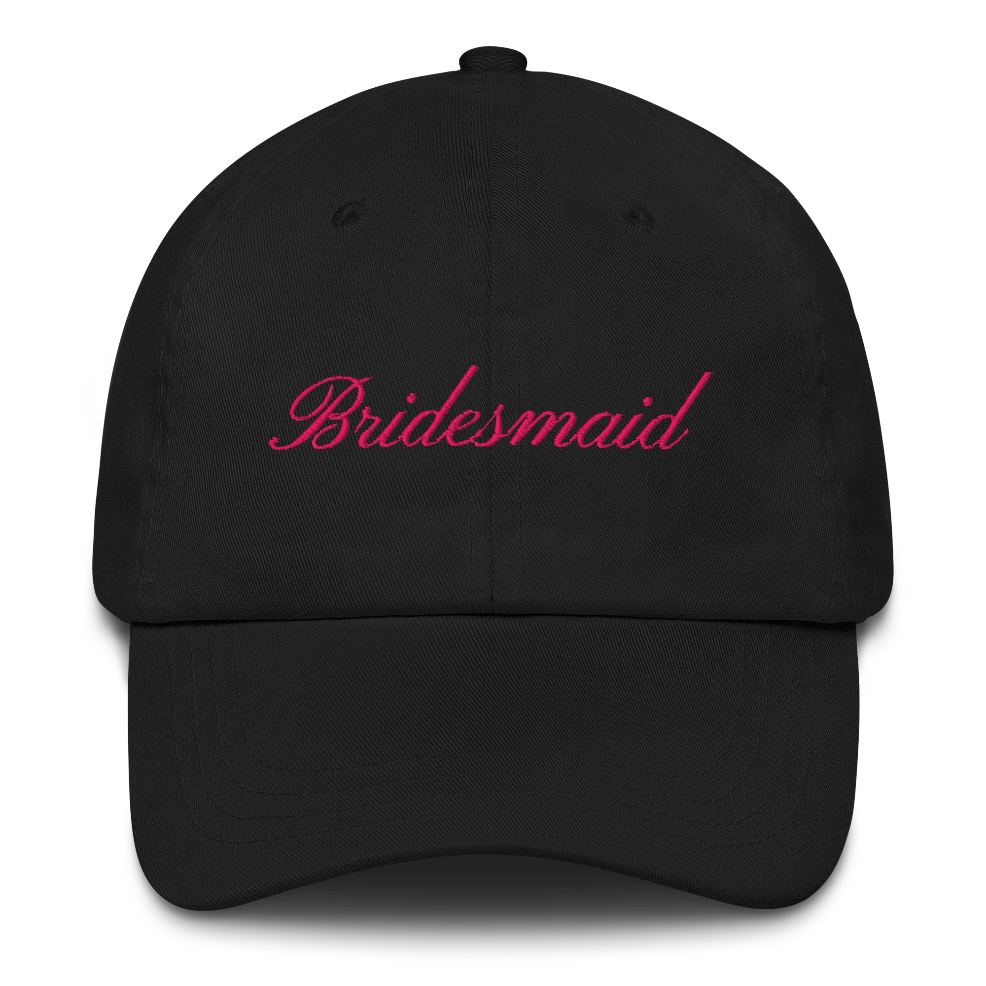 Bridesmaid Cursive Embroidered Cap - Image 10