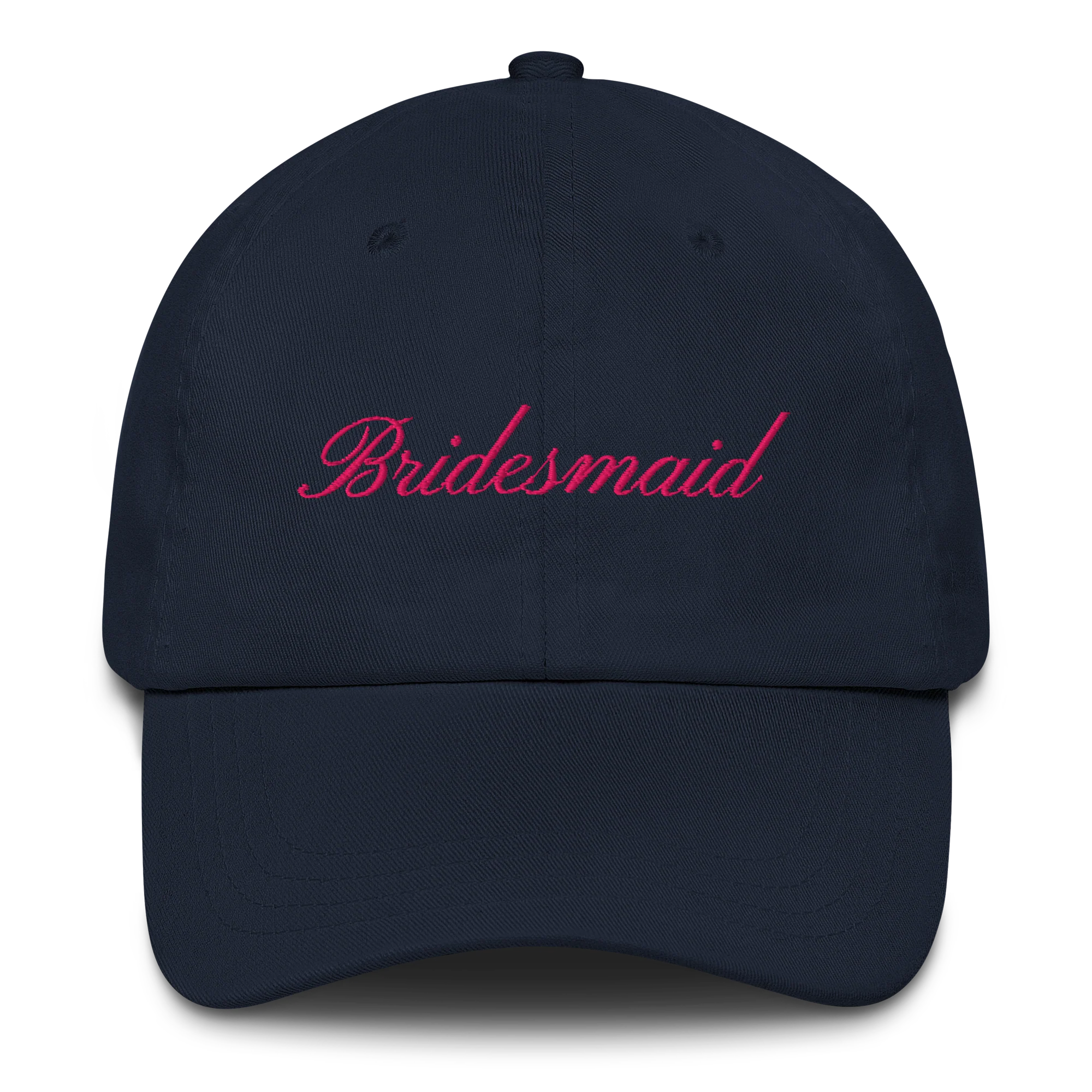 Bridesmaid Cursive Embroidered Cap - Image 4
