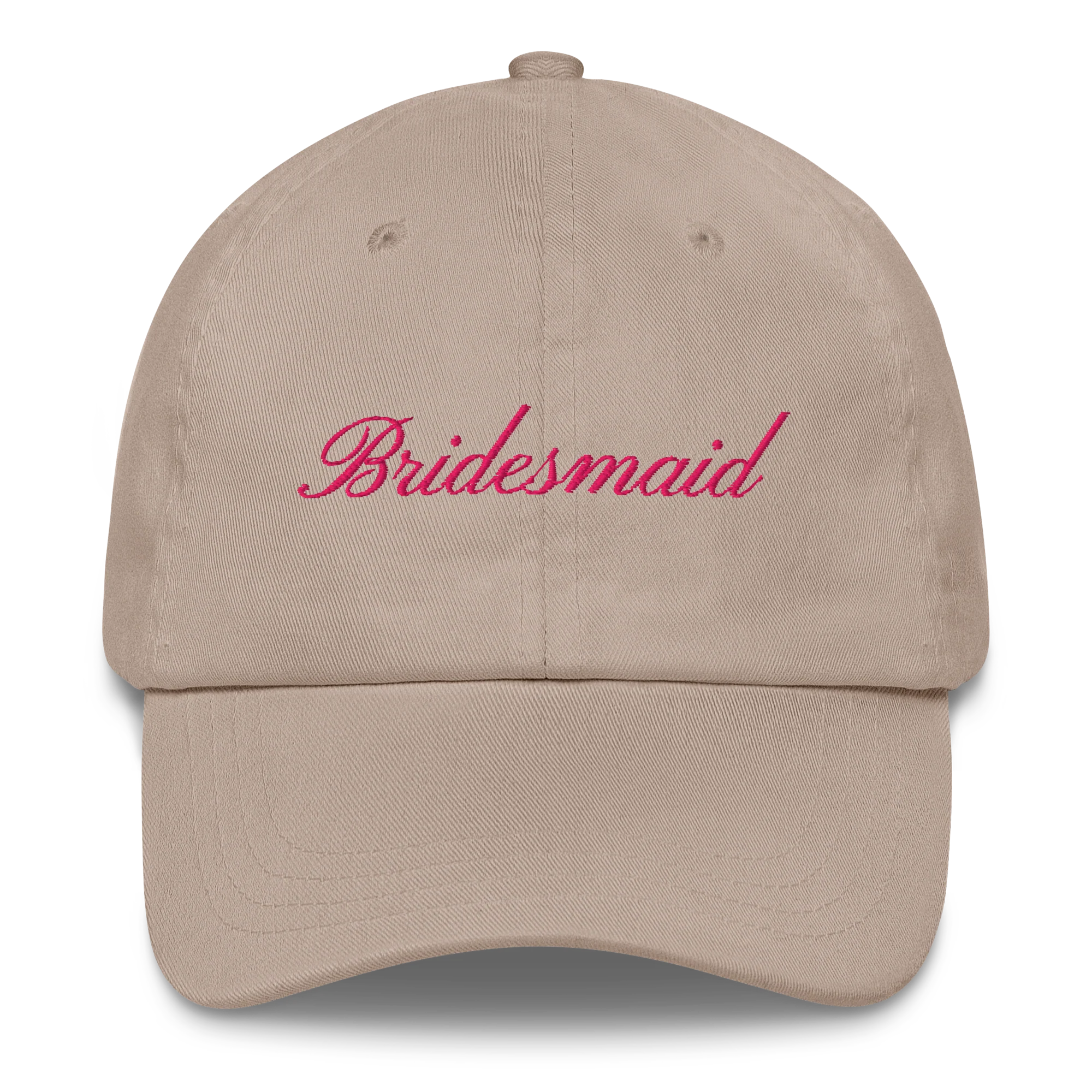 Bridesmaid Cursive Embroidered Cap - Image 5