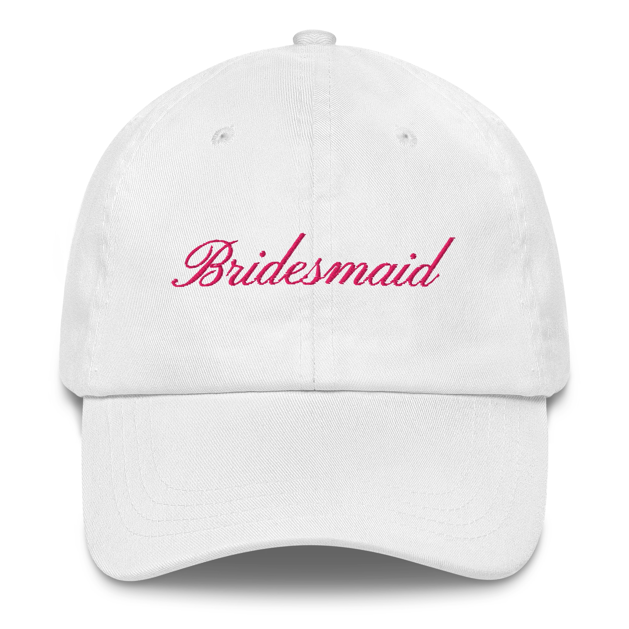 Bridesmaid Cursive Embroidered Cap - Image 9