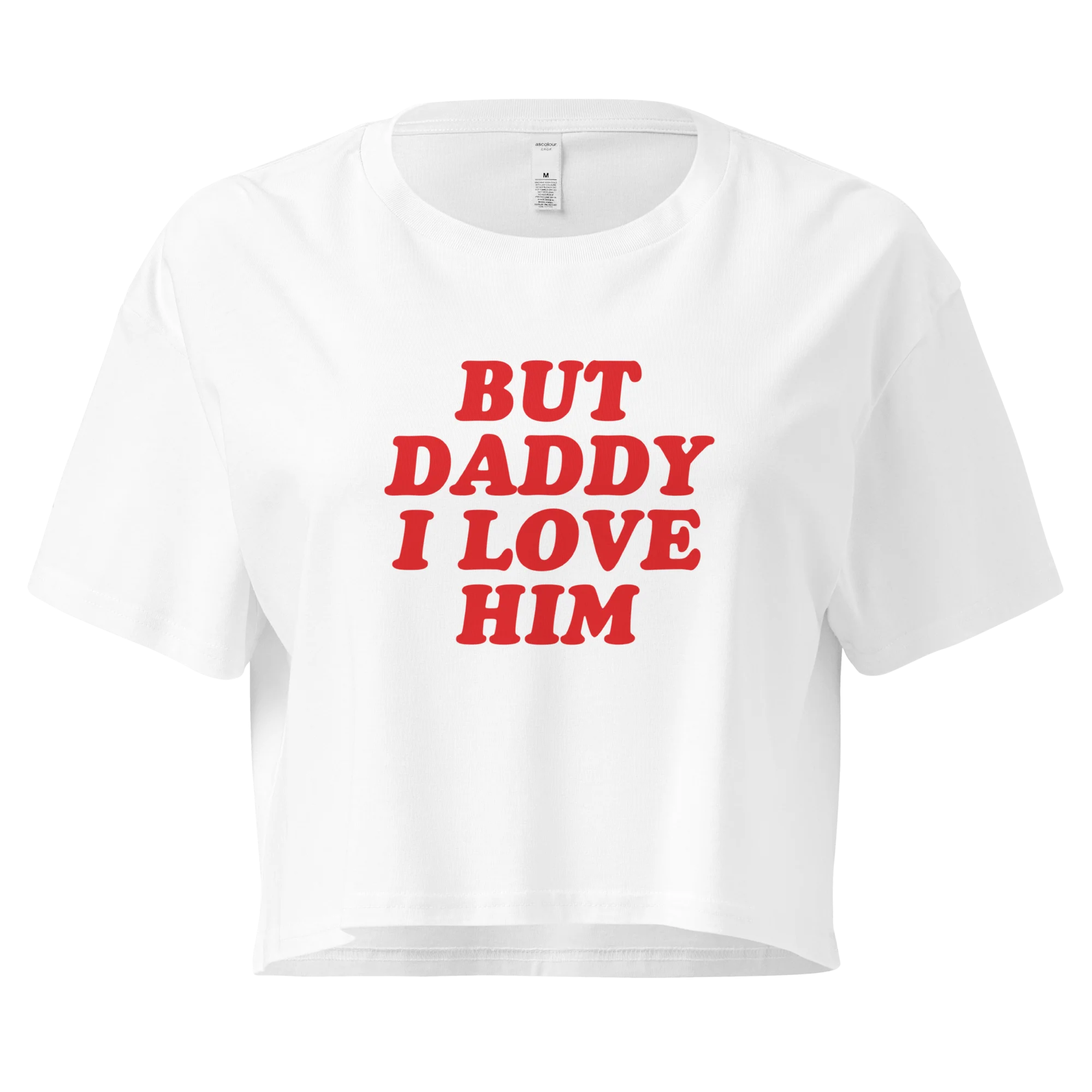 But Daddy I Love Him Crop Tee - Image 7