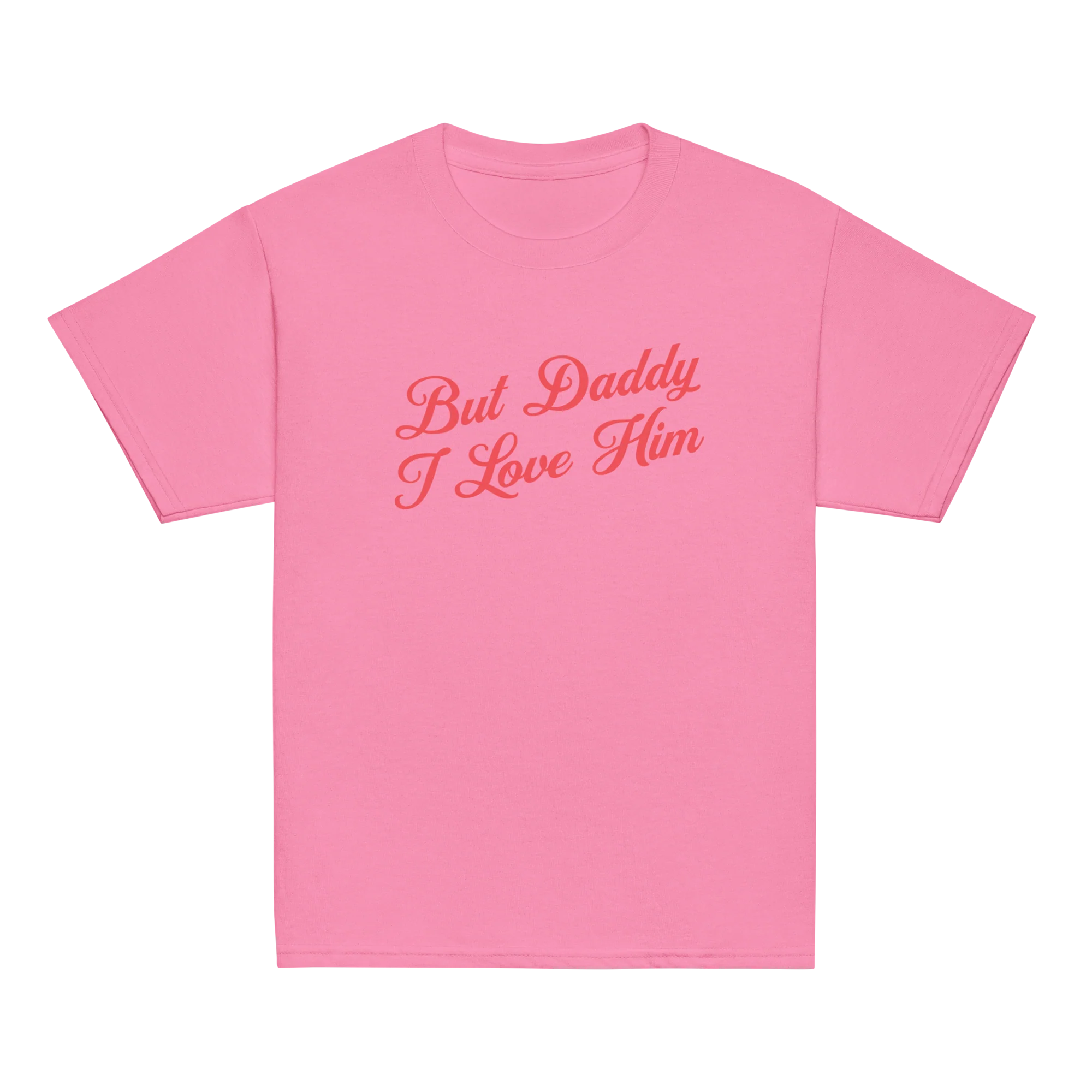 But Daddy I Love Him Cursive Baby Tee - Image 5